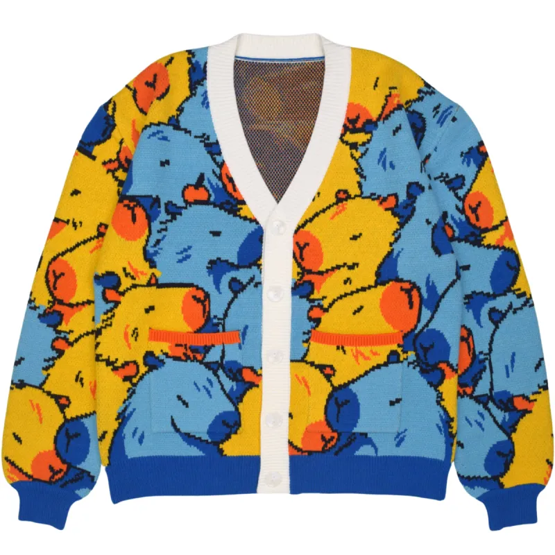 Aroace Capybara Cardigan sold by Steady Hands