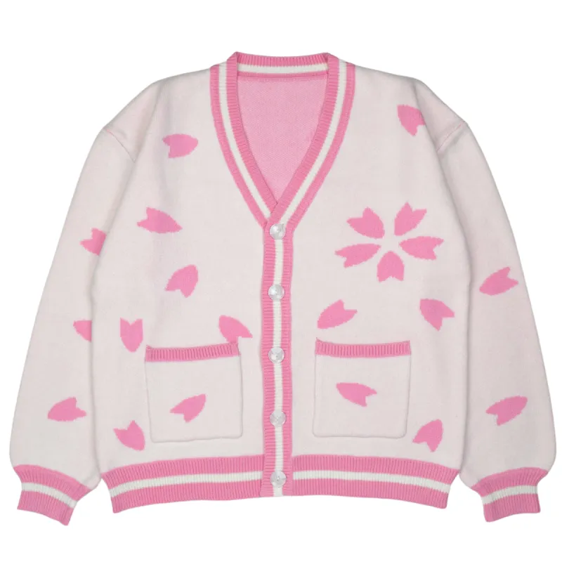 Cherry Blossom Cardigan sold by Steady Hands