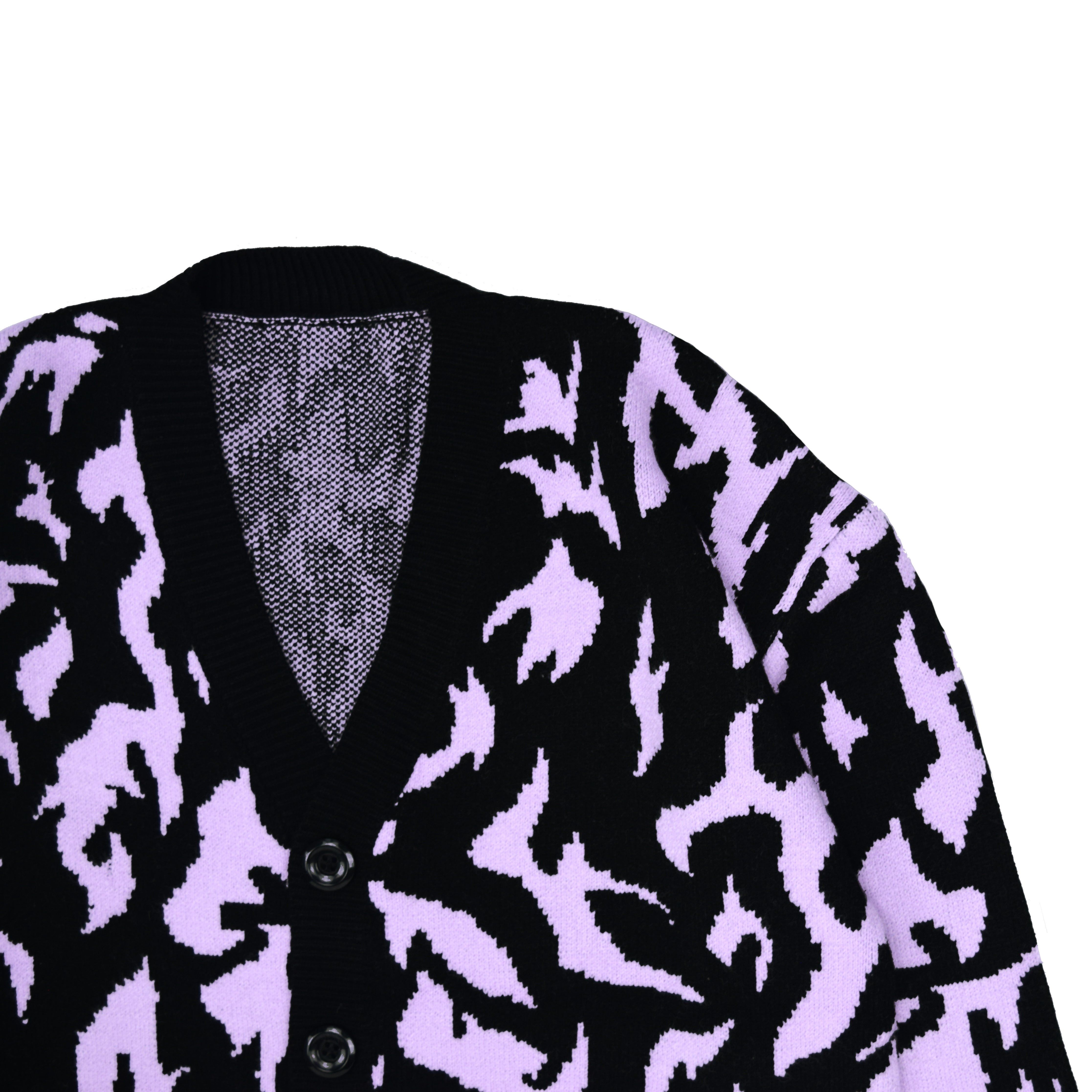 Black Curse Mark Cardigan sold by Steady Hands product image thumbnail 2