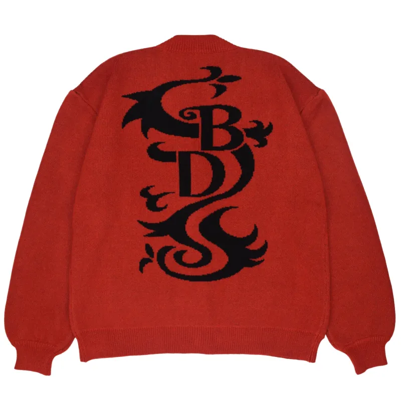 Black Dragon Cardigan sold by Steady Hands