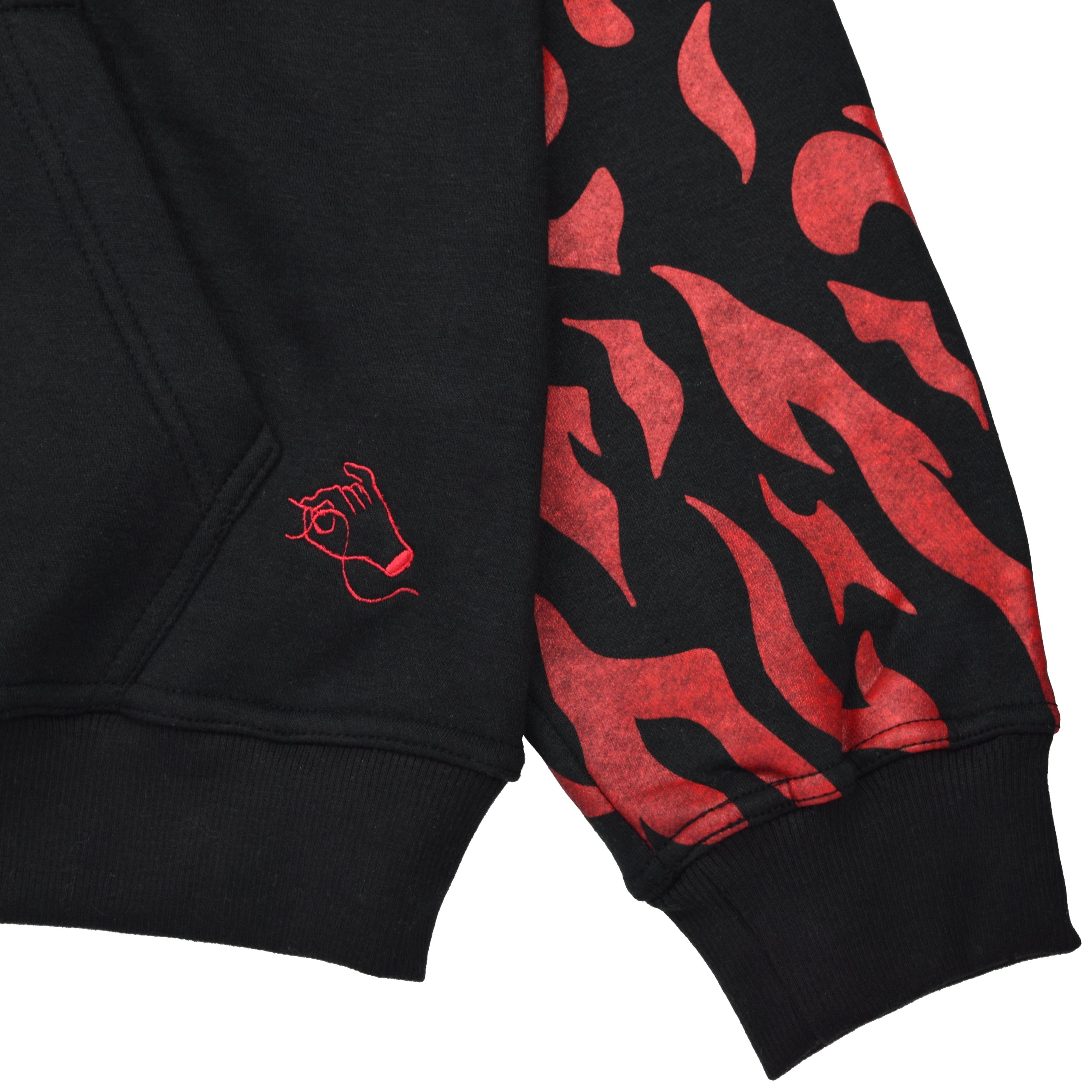 Burning Curse Mark Hoodie sold by Steady Hands product image thumbnail 2