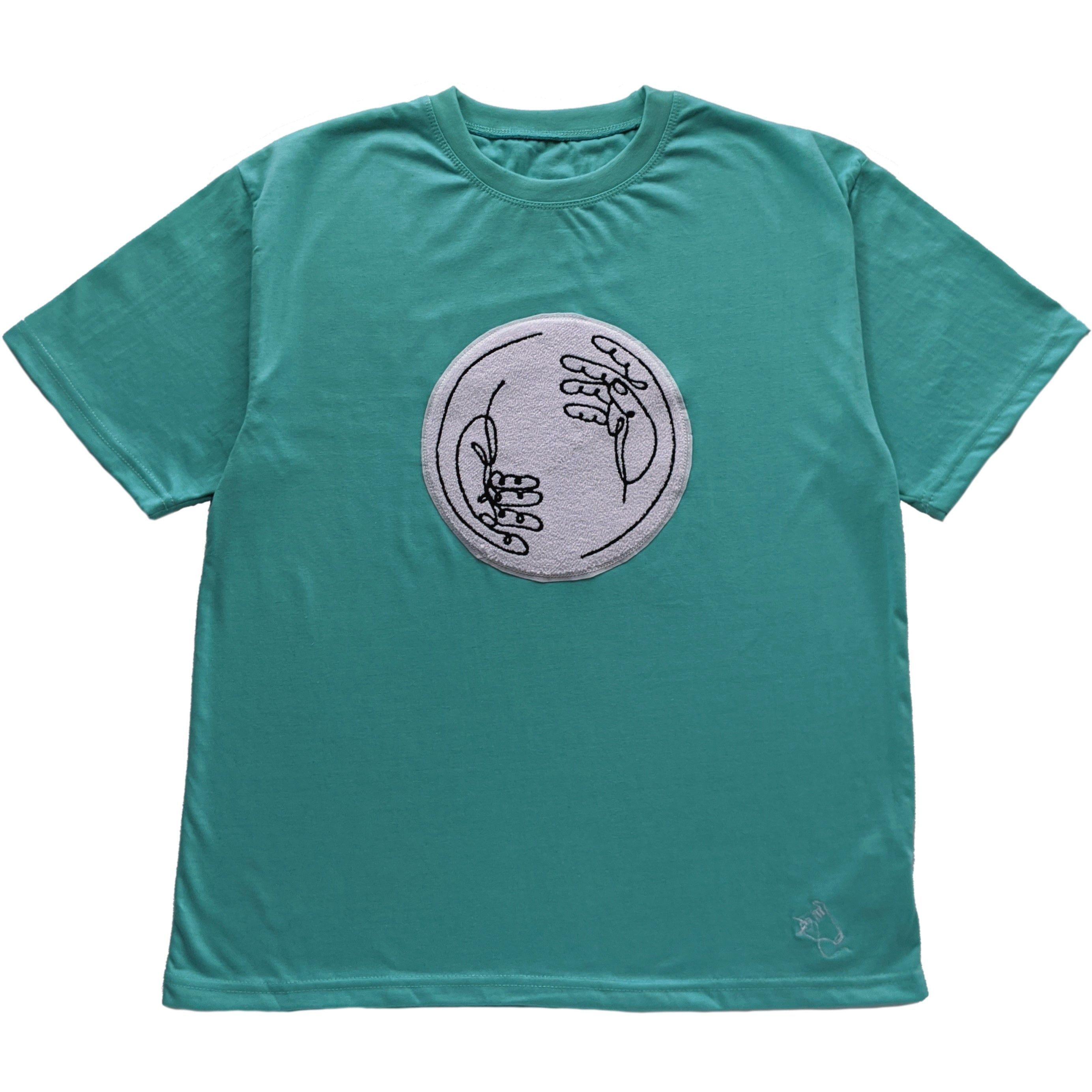 Chenille Spiral Tee sold by Steady Hands