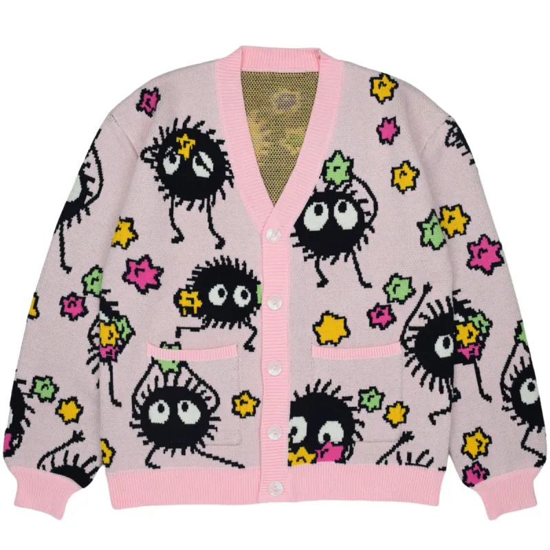 Pink Star Candy Cardigan sold by Steady Hands