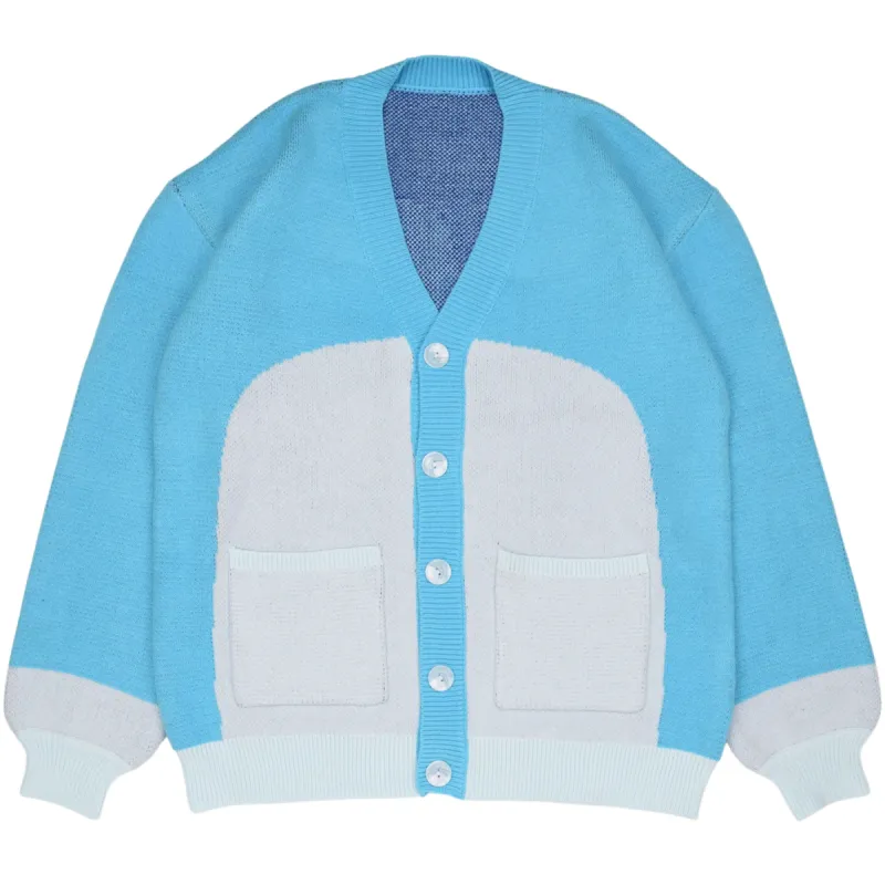Blue Cardigan sold by Steady Hands