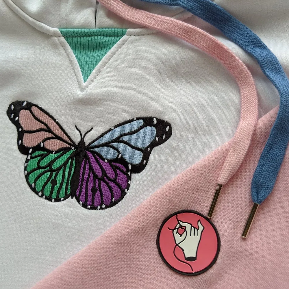 Butterfly Hoodie sold by Steady Hands product image thumbnail 2