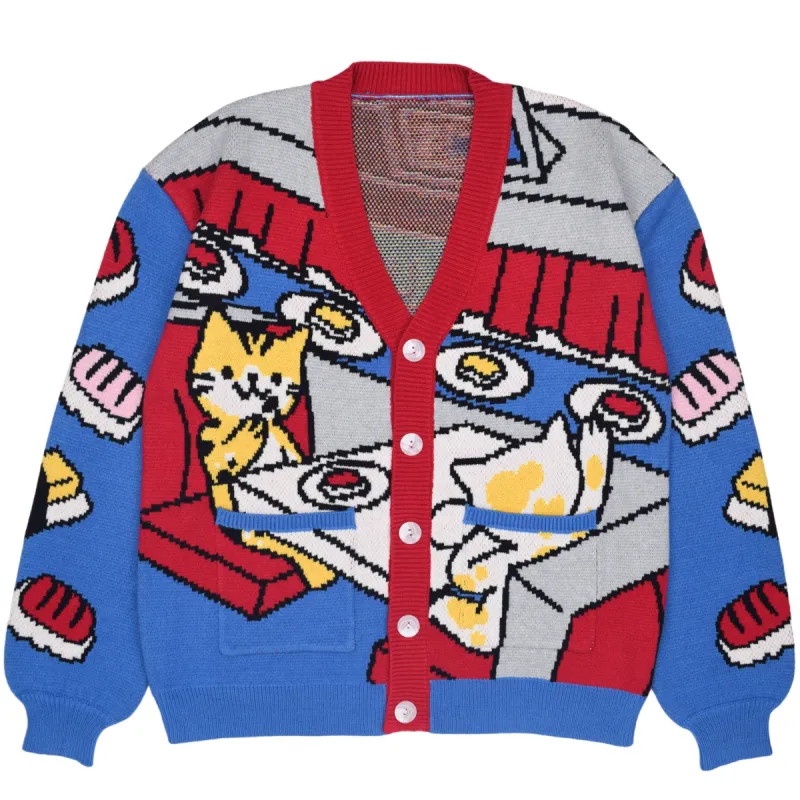 Sushi Date Cardigan made by Steady Hands