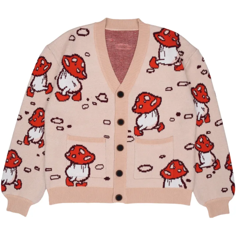 Walking Shroom Cardigan sold by Steady Hands