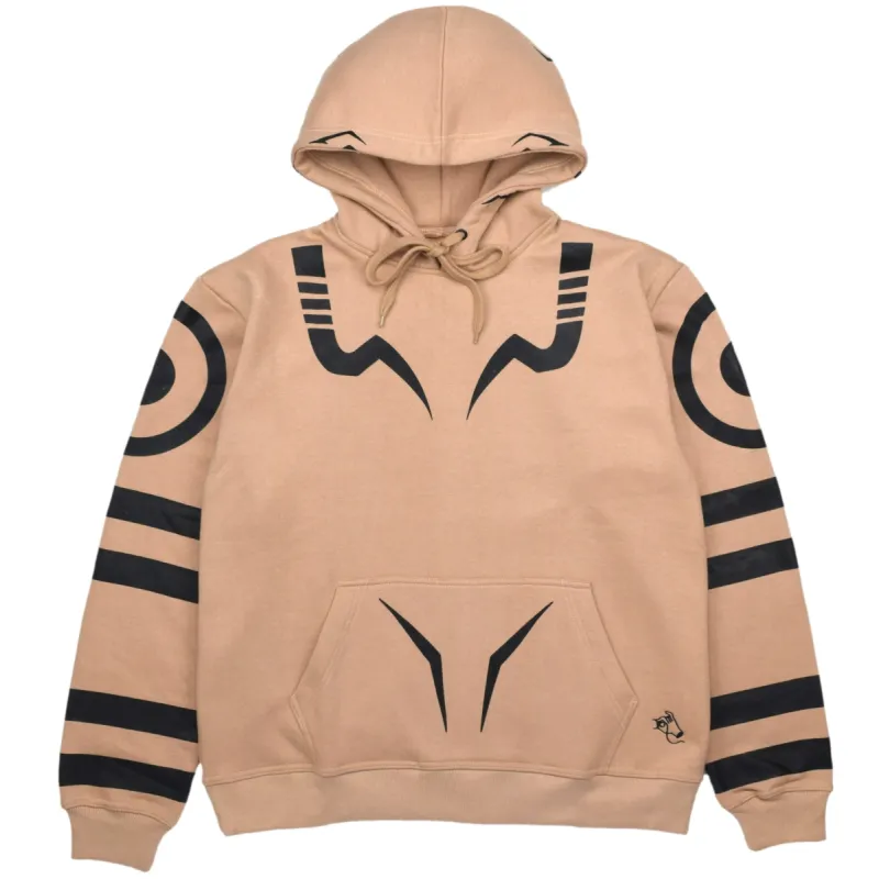 Beige King Of Curses Hoodie sold by Steady Hands