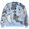 Shark Week Cardigan sold by Steady Hands