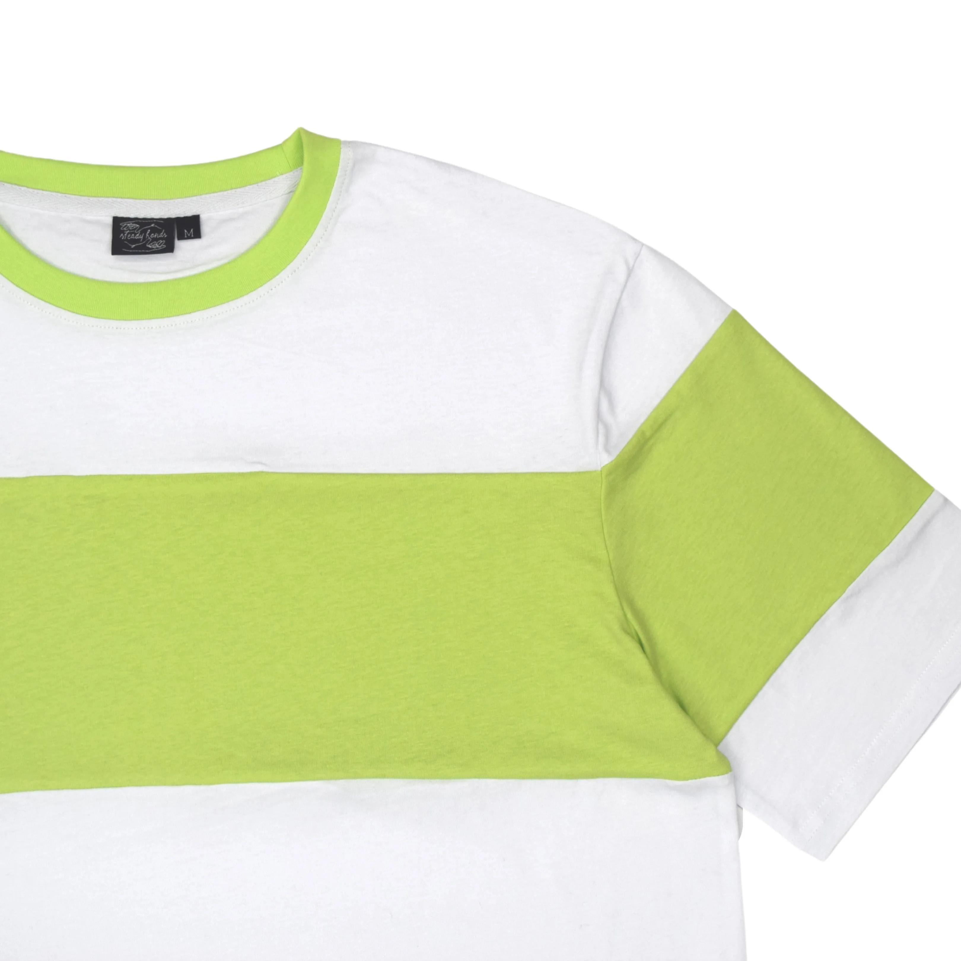 Green Striped Tee sold by Steady Hands product image thumbnail 3