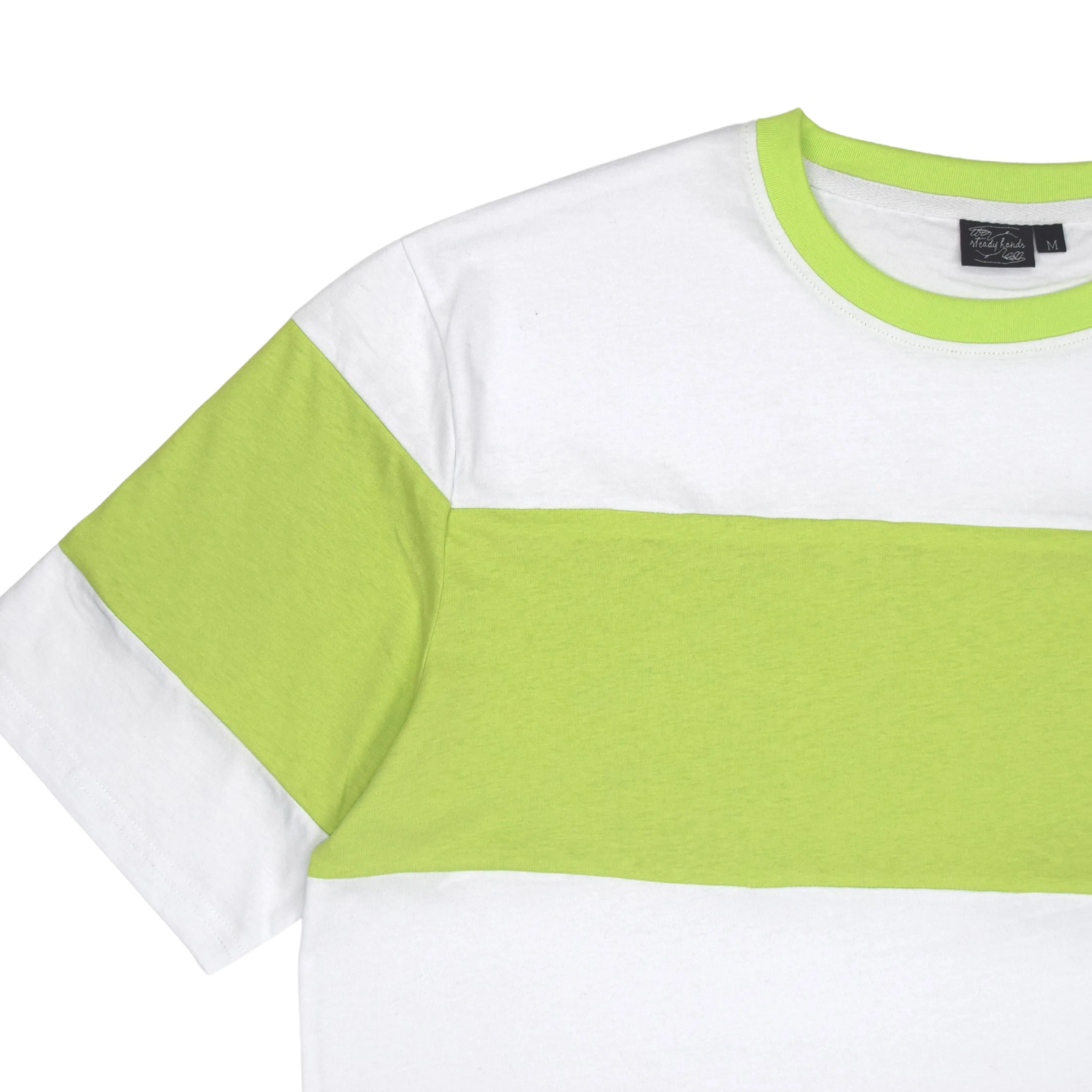 Green Striped Tee sold by Steady Hands product image thumbnail 2