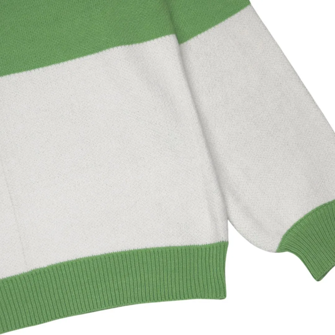 Green Striped Sweater sold by Steady Hands product image thumbnail 4