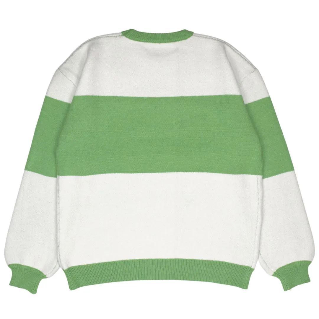 Green Striped Sweater sold by Steady Hands product image thumbnail 2