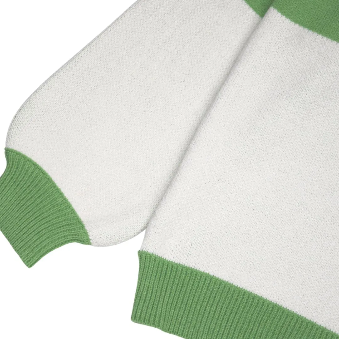 Green Striped Sweater sold by Steady Hands product image thumbnail 5