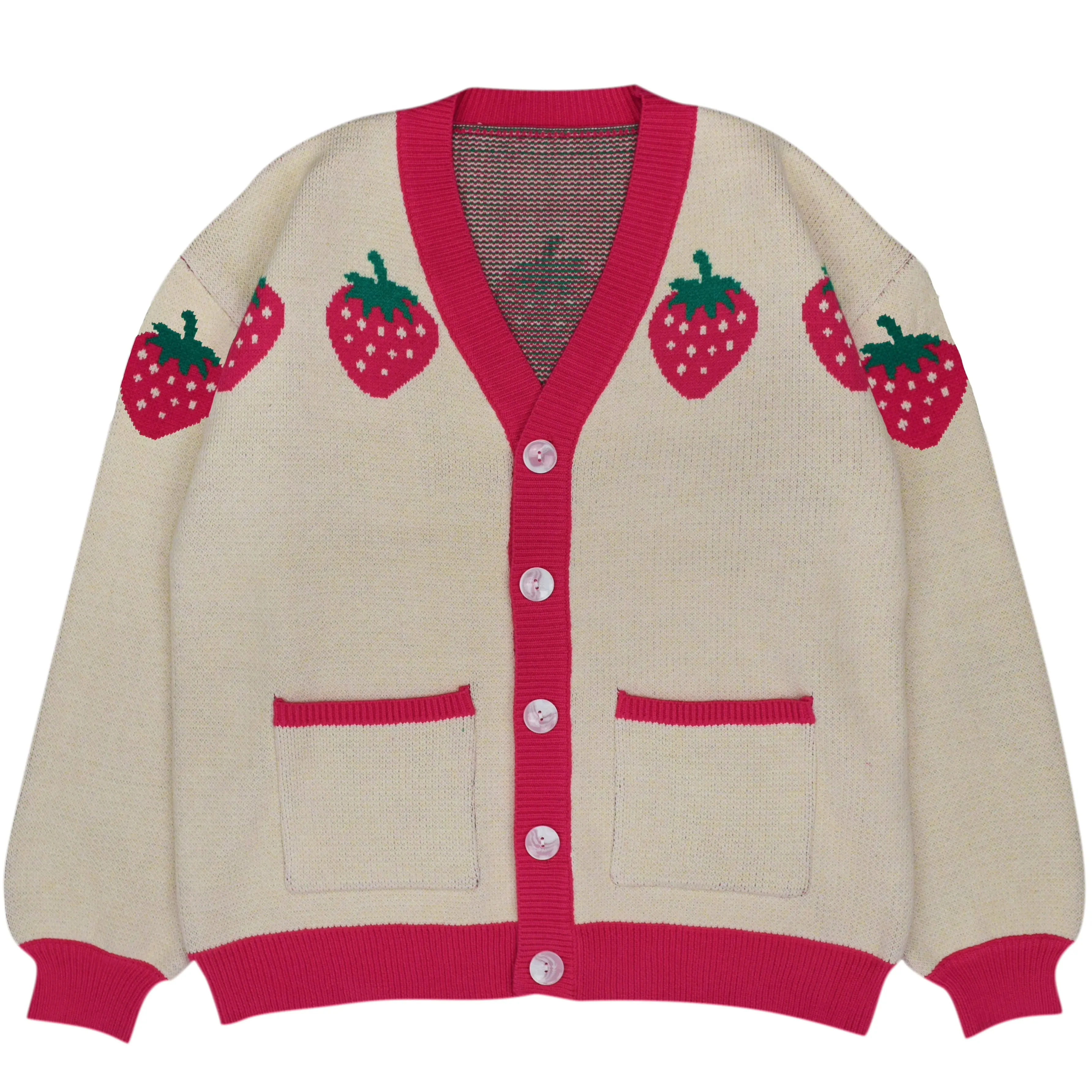 Strawberry Cardigan sold by Steady Hands