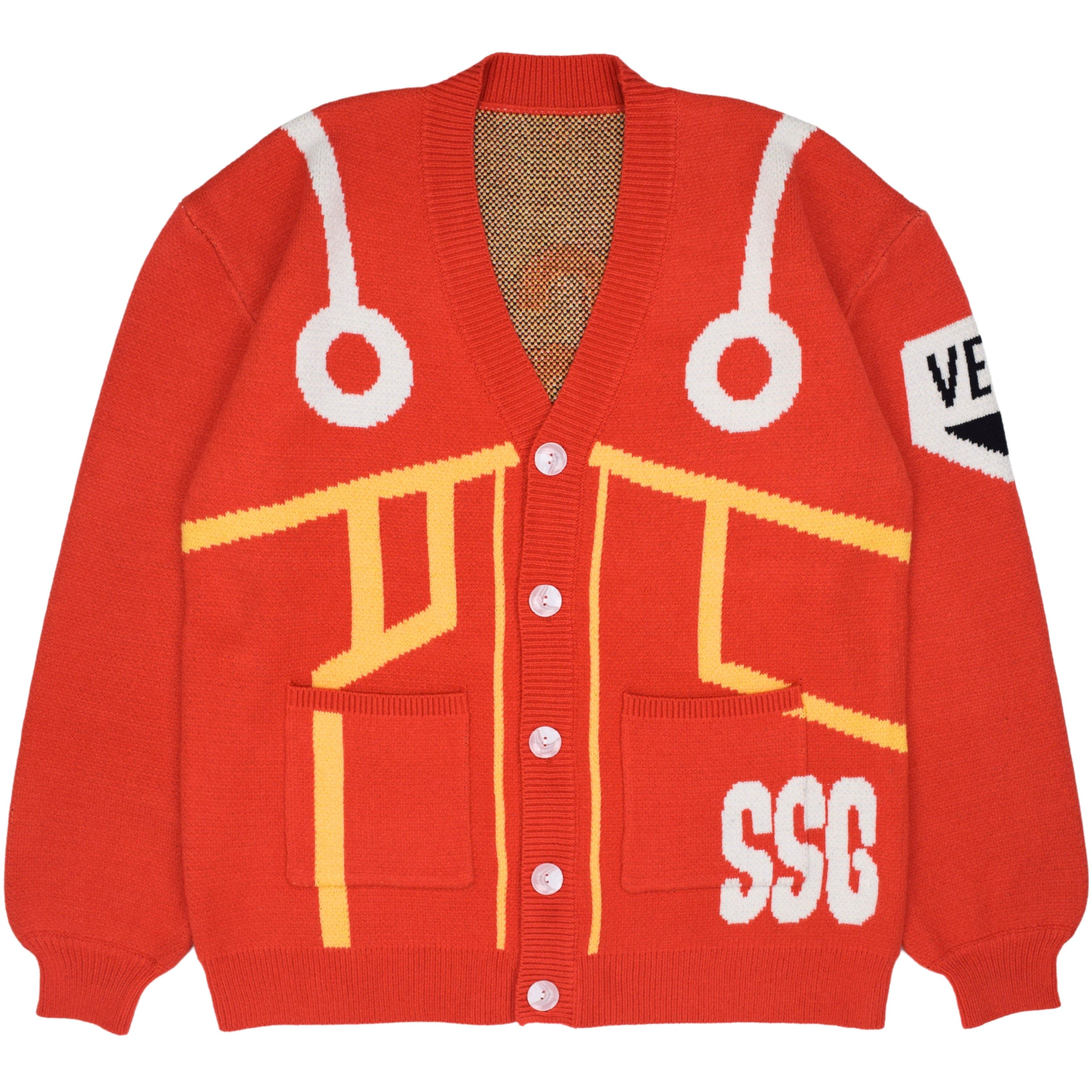 Straw Hat Egghead Cardigan sold by Steady Hands