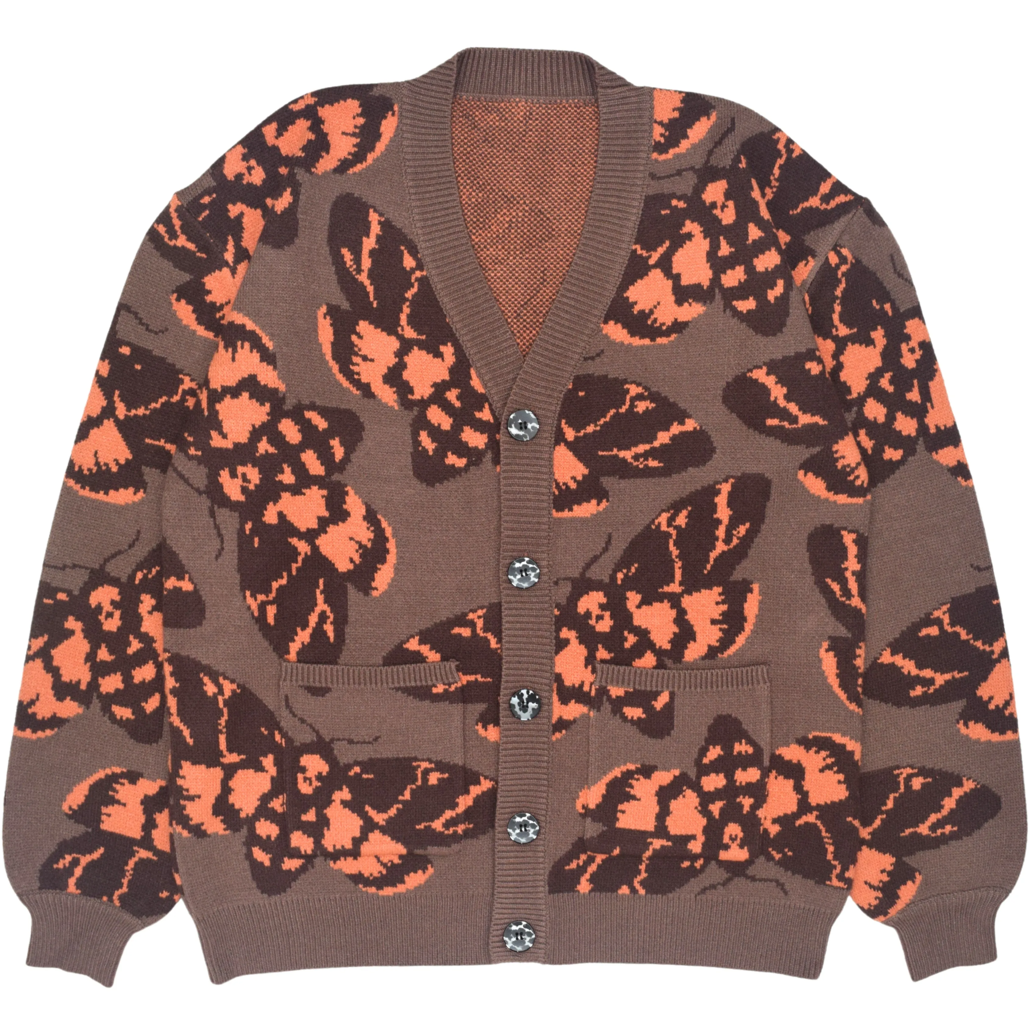 Death's-Head Hawkmoth Cardigan sold by Steady Hands