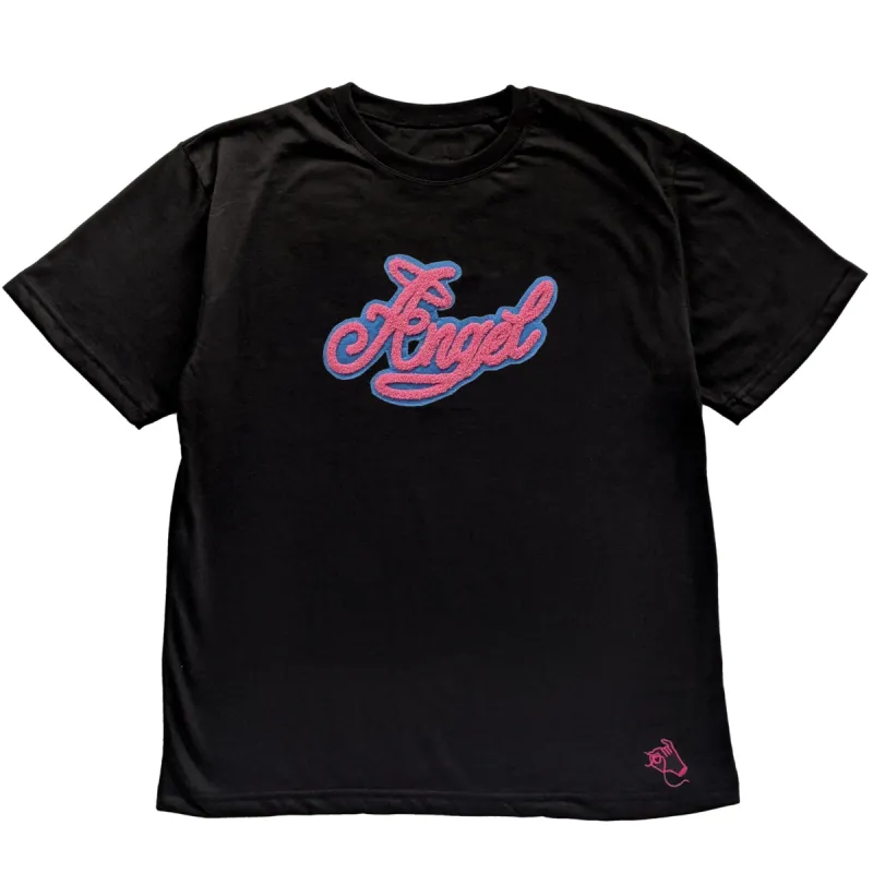 Black Angel Baby Tee sold by Steady Hands
