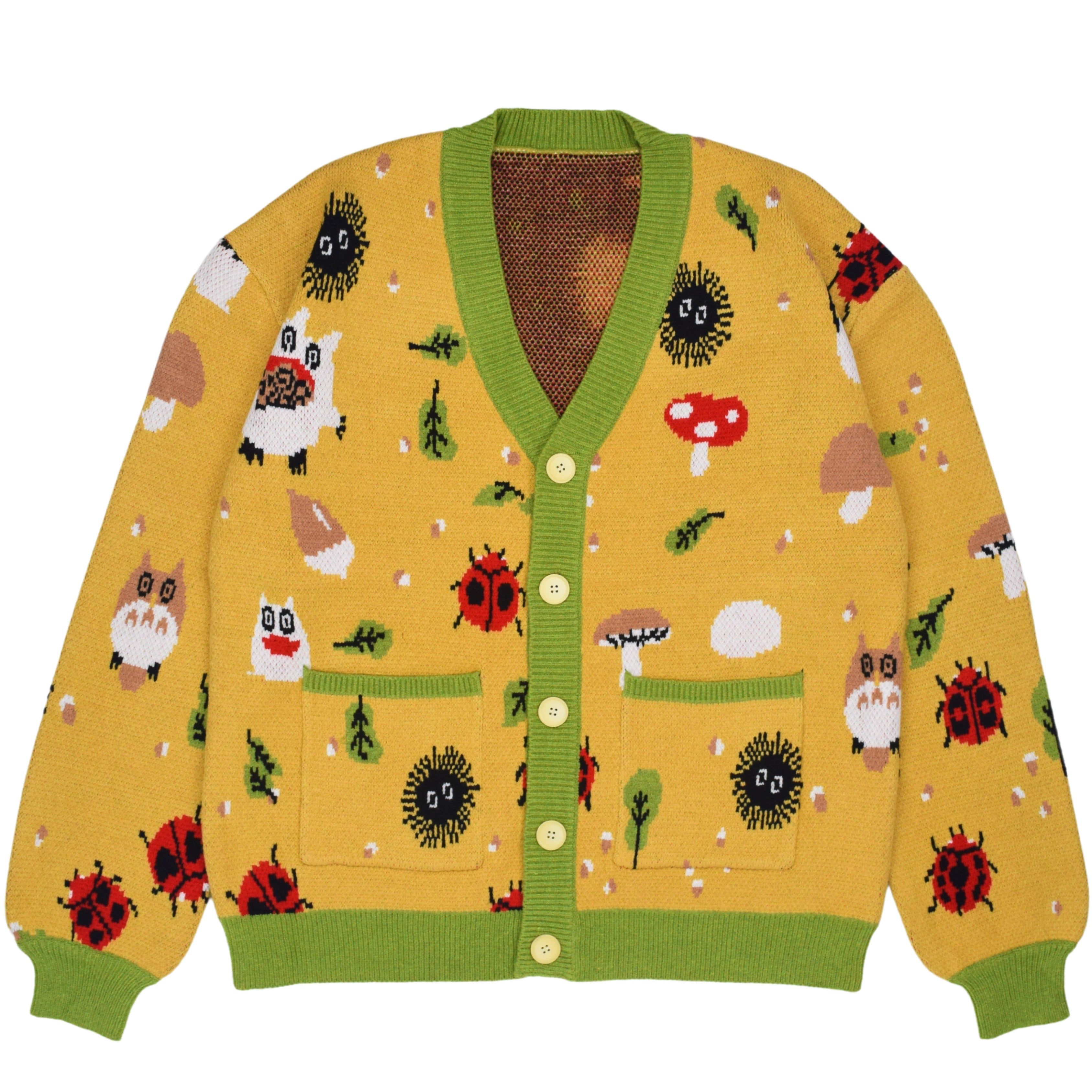 Garden Critters Cardigan sold by Steady Hands