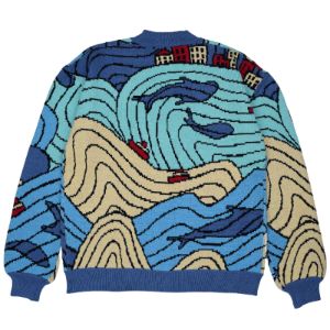 Fishy in the Sea Cardigan sold by Steady Hands