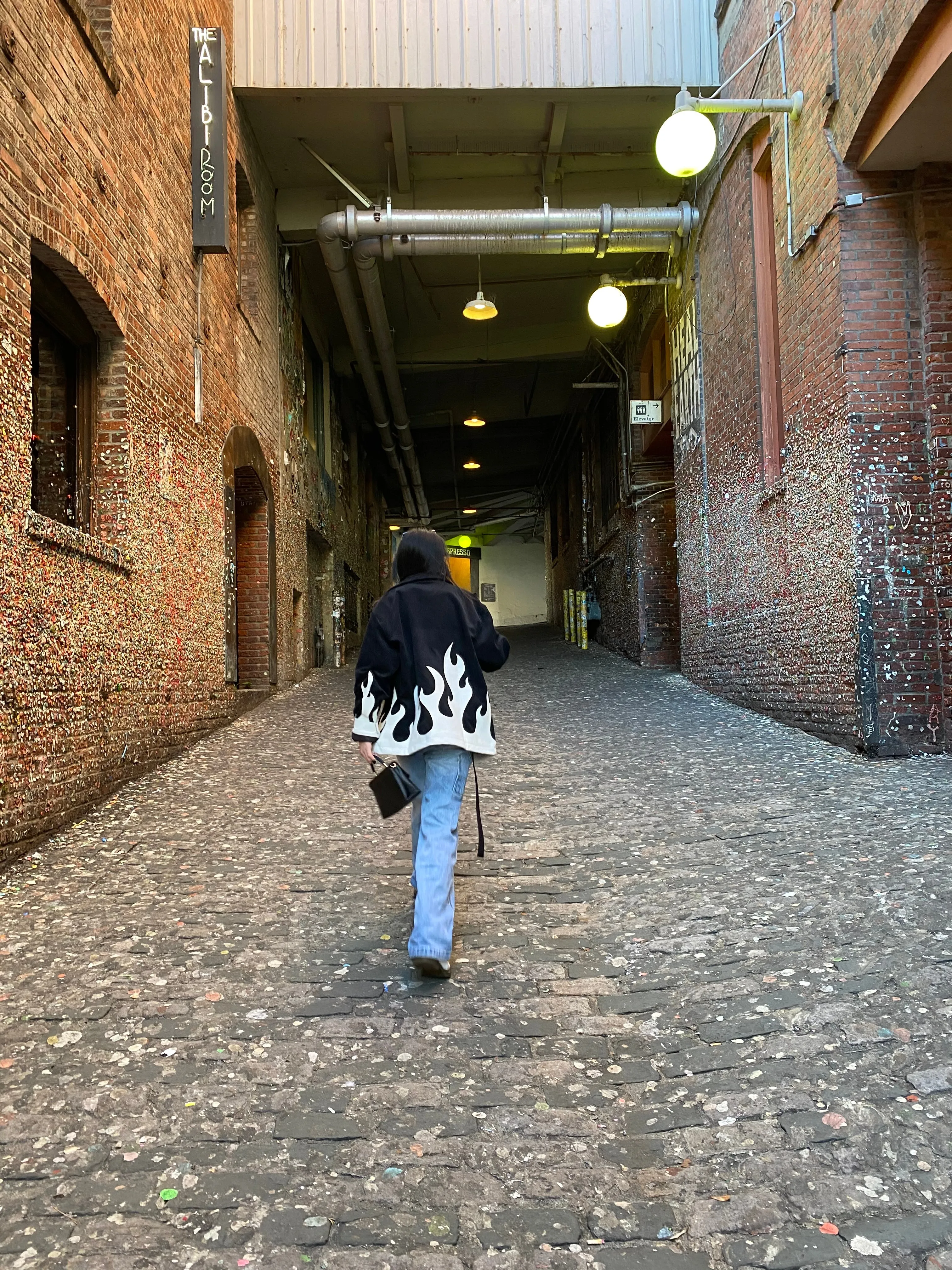 "Emo Ass" Flame Jacket sold by Steady Hands product image thumbnail 4