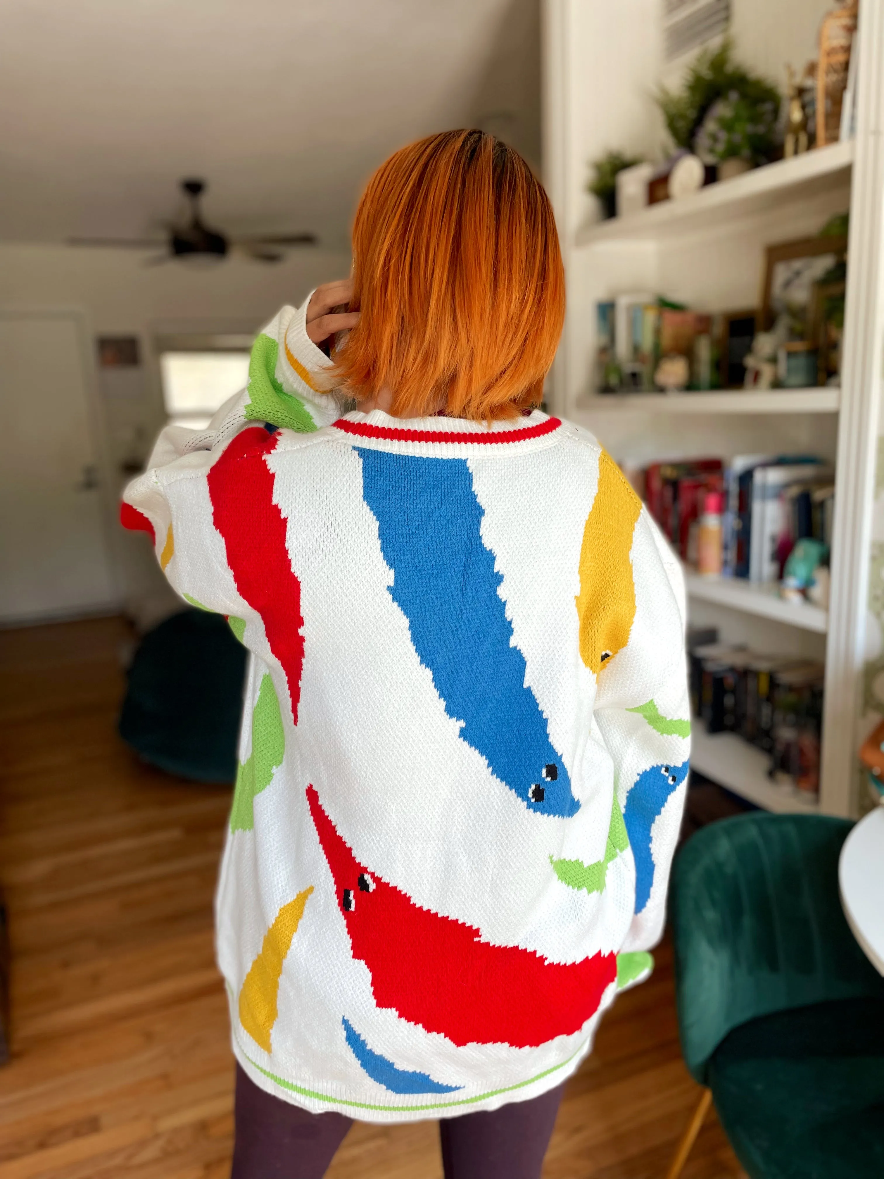 Worm on a String Cardigan sold by Steady Hands product image thumbnail 4