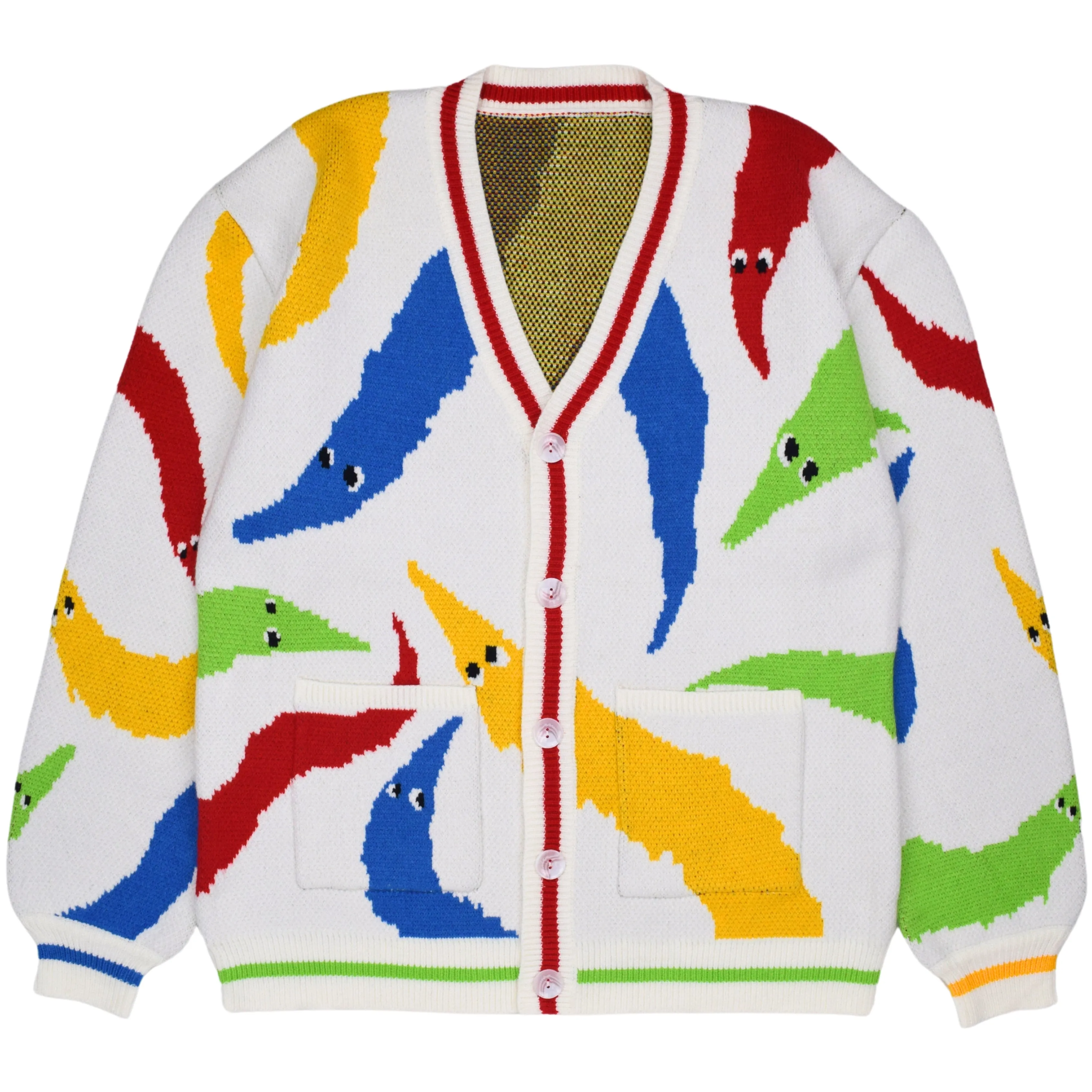 Worm on a String Cardigan sold by Steady Hands