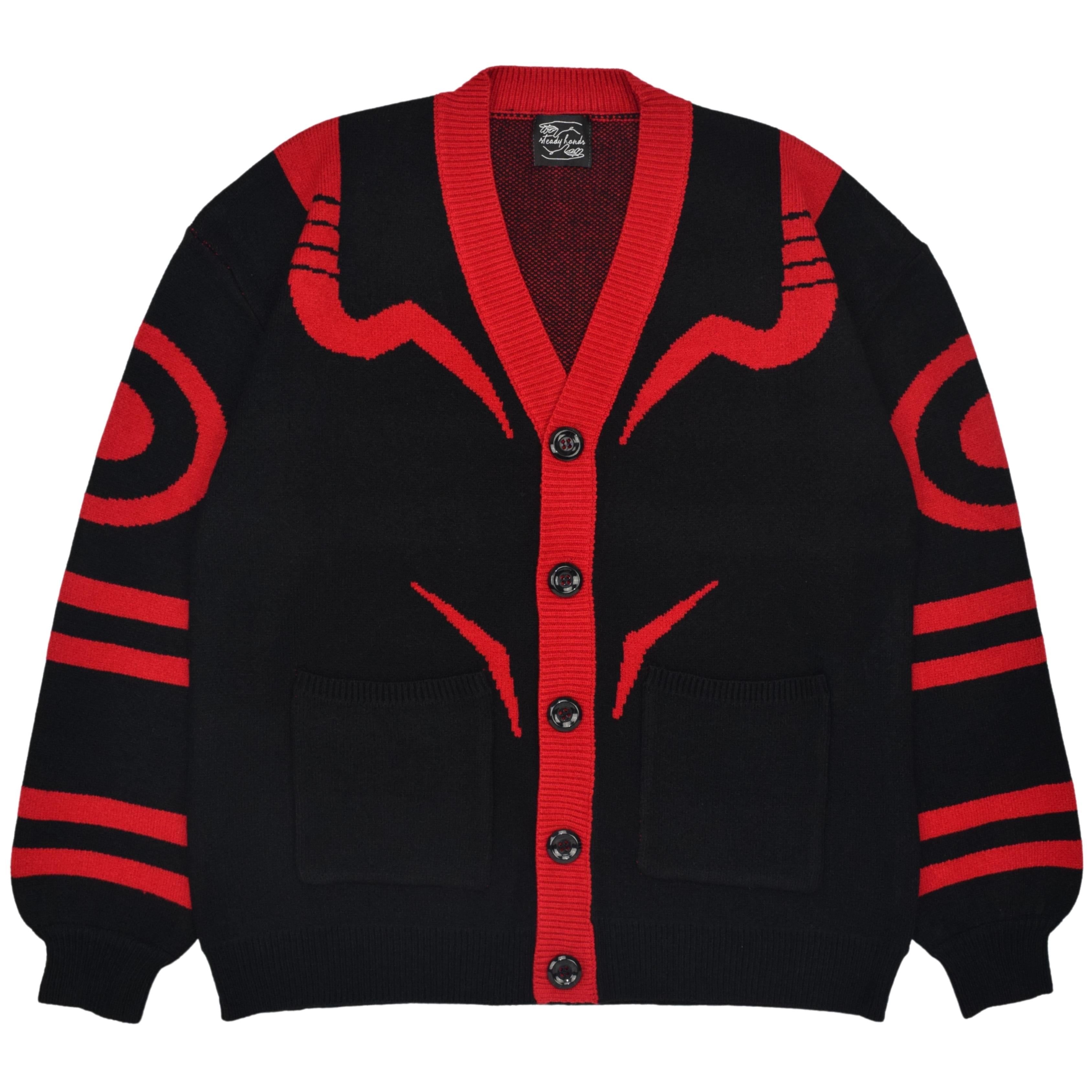 King Of Curses Cardigan sold by Steady Hands