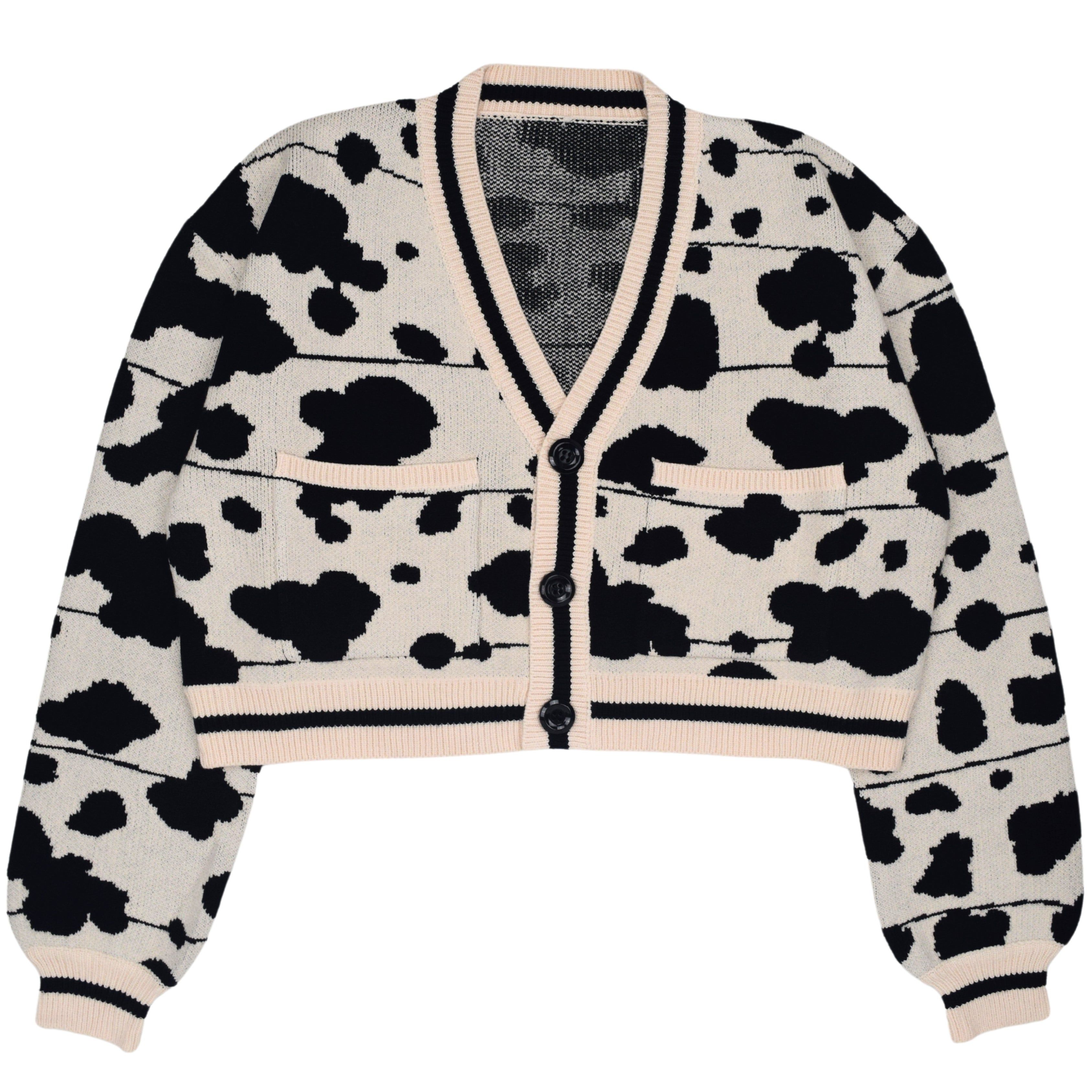 Cropped Ratio Cardigan sold by Steady Hands