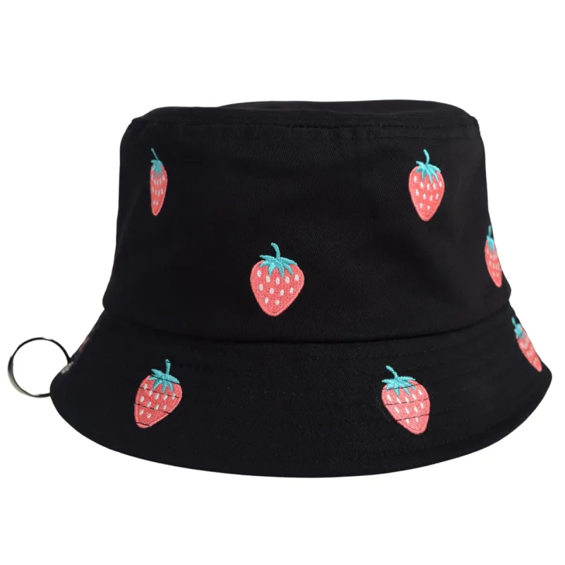 Black Strawberry Bucket Hat [Discord Exclusive] sold by Steady Hands