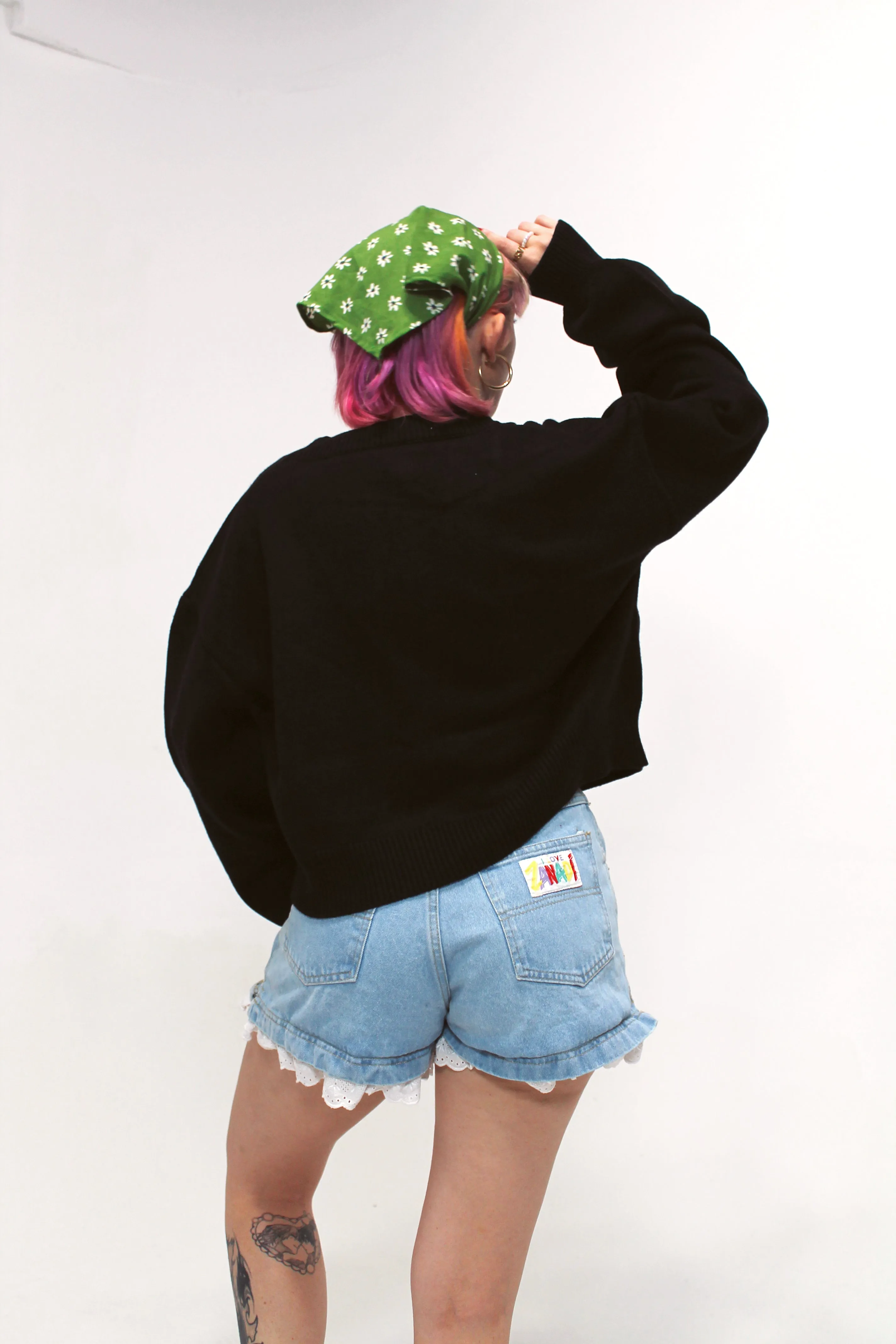 Cropped Advanced Darkness Cardigan sold by Steady Hands product image thumbnail 5