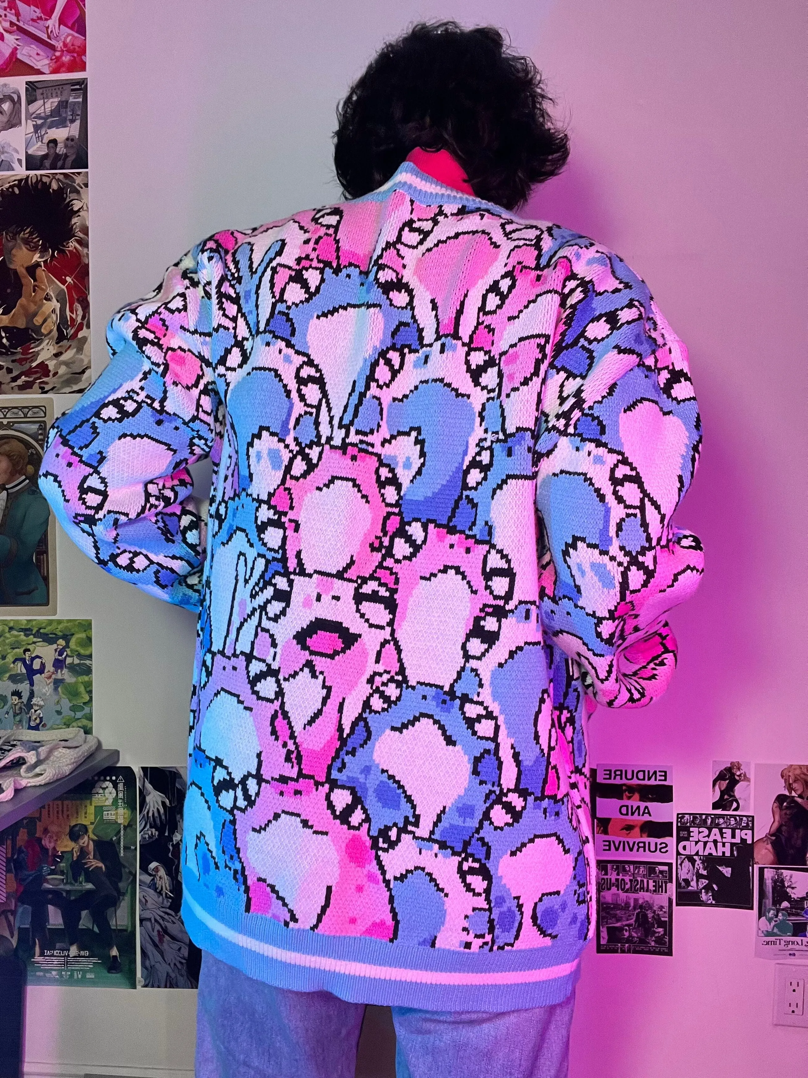 Trans Frog Cardigan sold by Steady Hands product image thumbnail 4