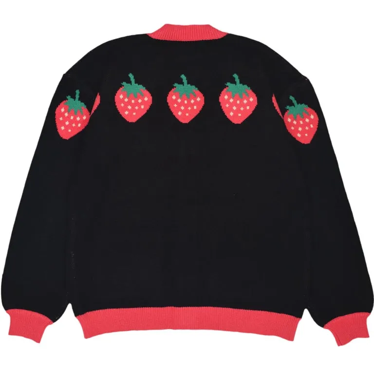 Black Strawberry Cardigan sold by Steady Hands product image thumbnail 2