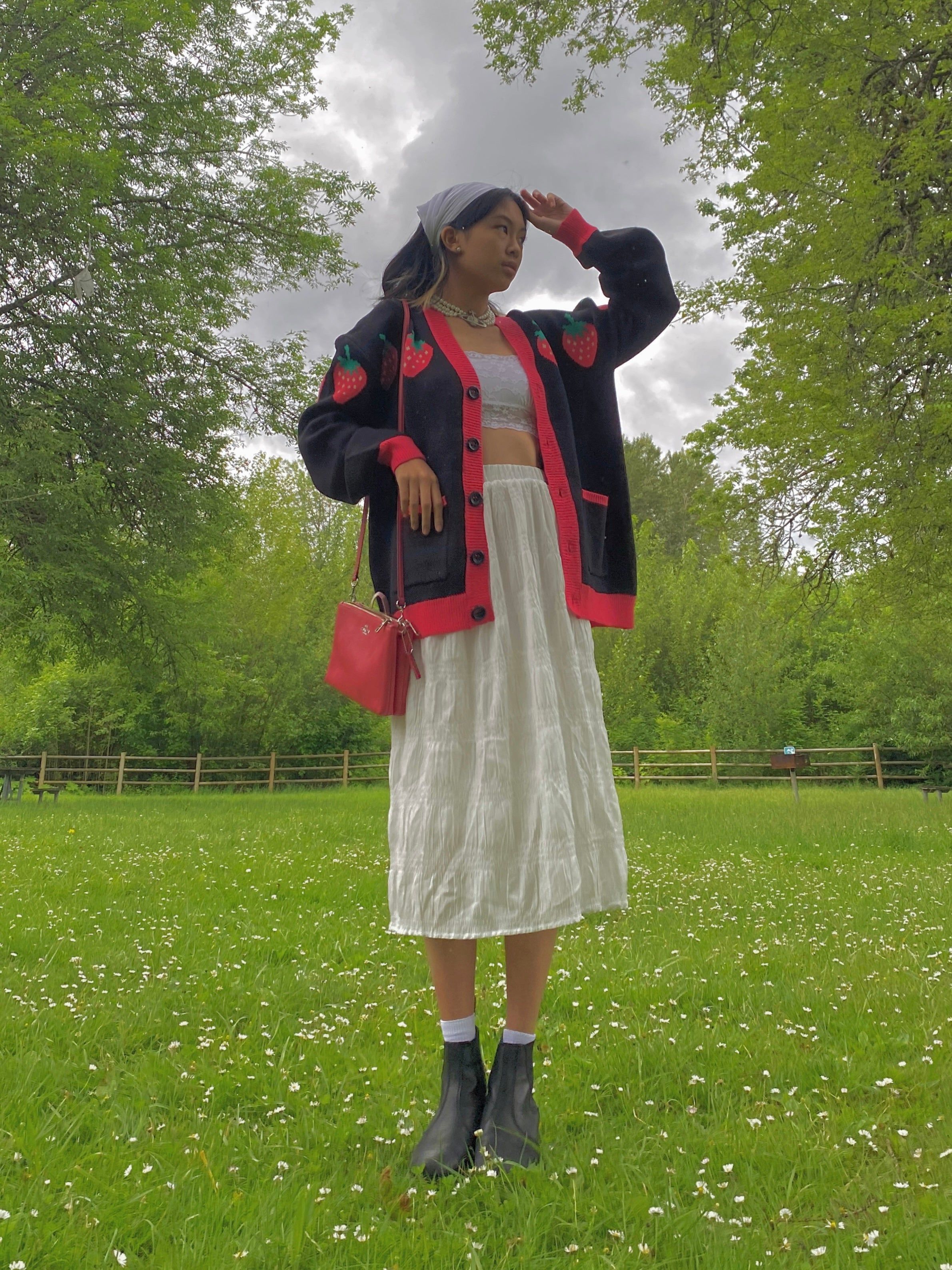 Strawberry Osaki Cardigan sold by Steady Hands product image thumbnail 4