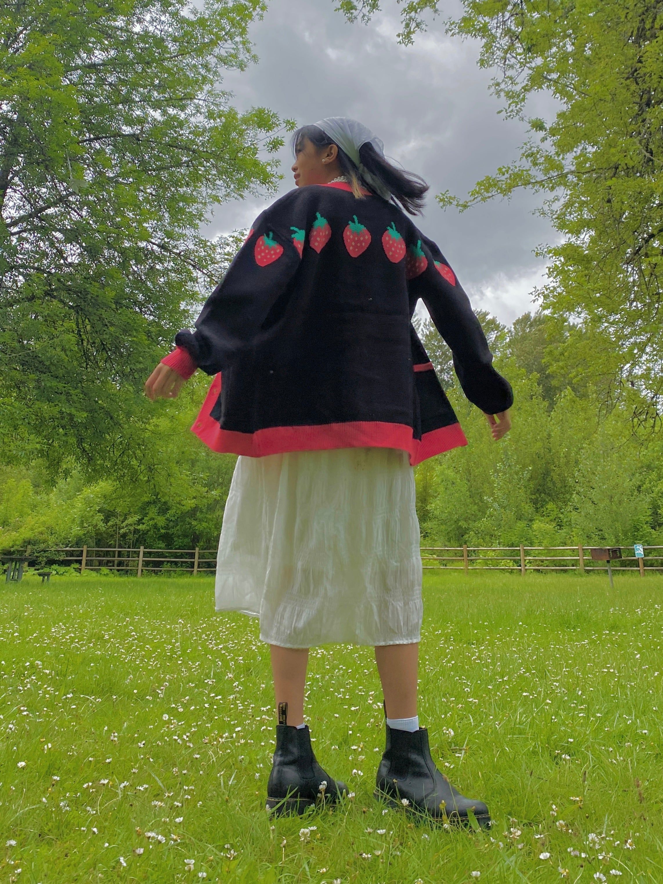 Strawberry Osaki Cardigan sold by Steady Hands product image thumbnail 5