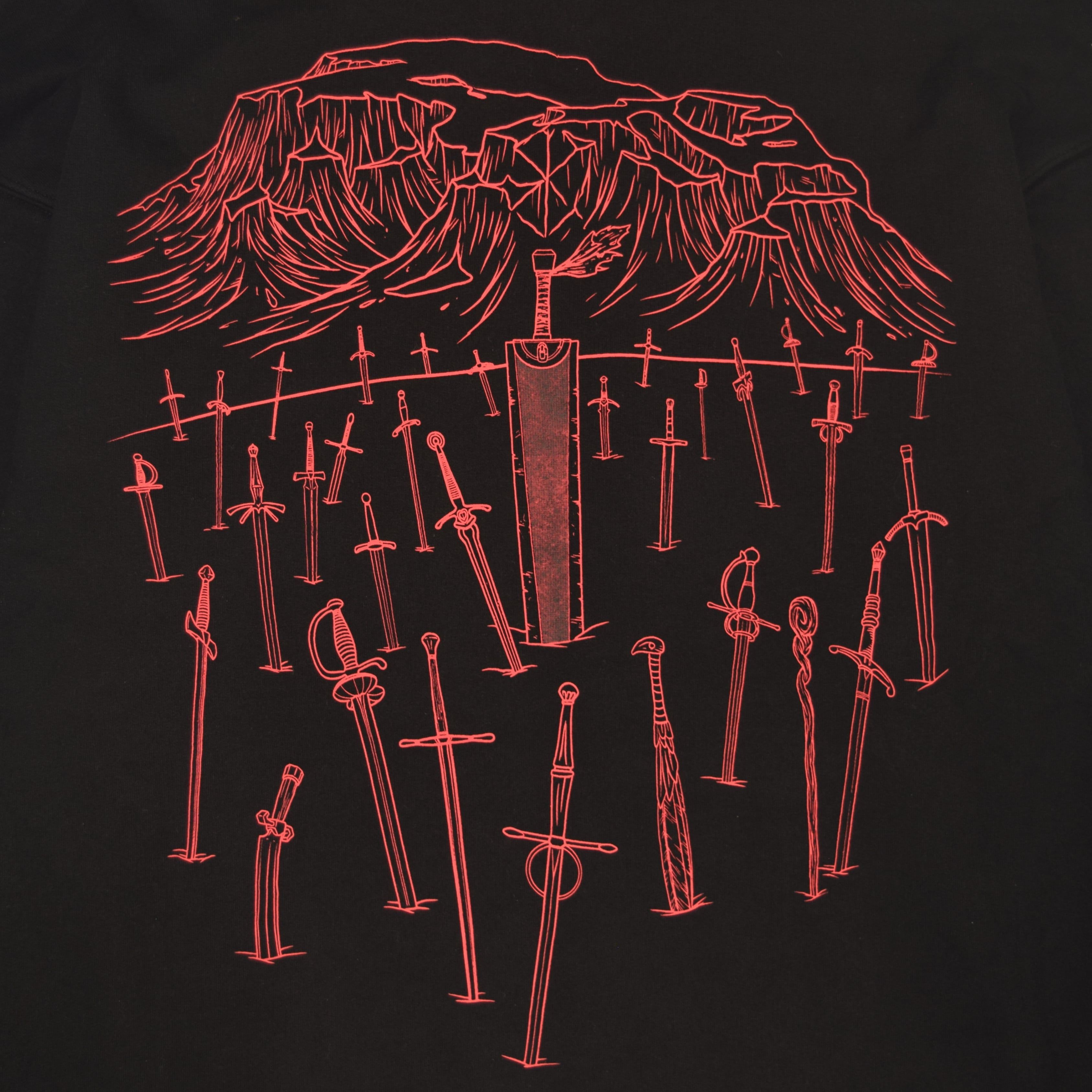 Crimson Hill of Swords Hoodie sold by Steady Hands product image thumbnail 3