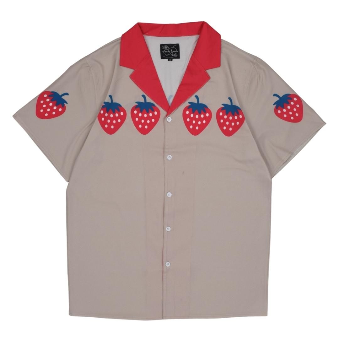 Strawberry Button Up sold by Steady Hands