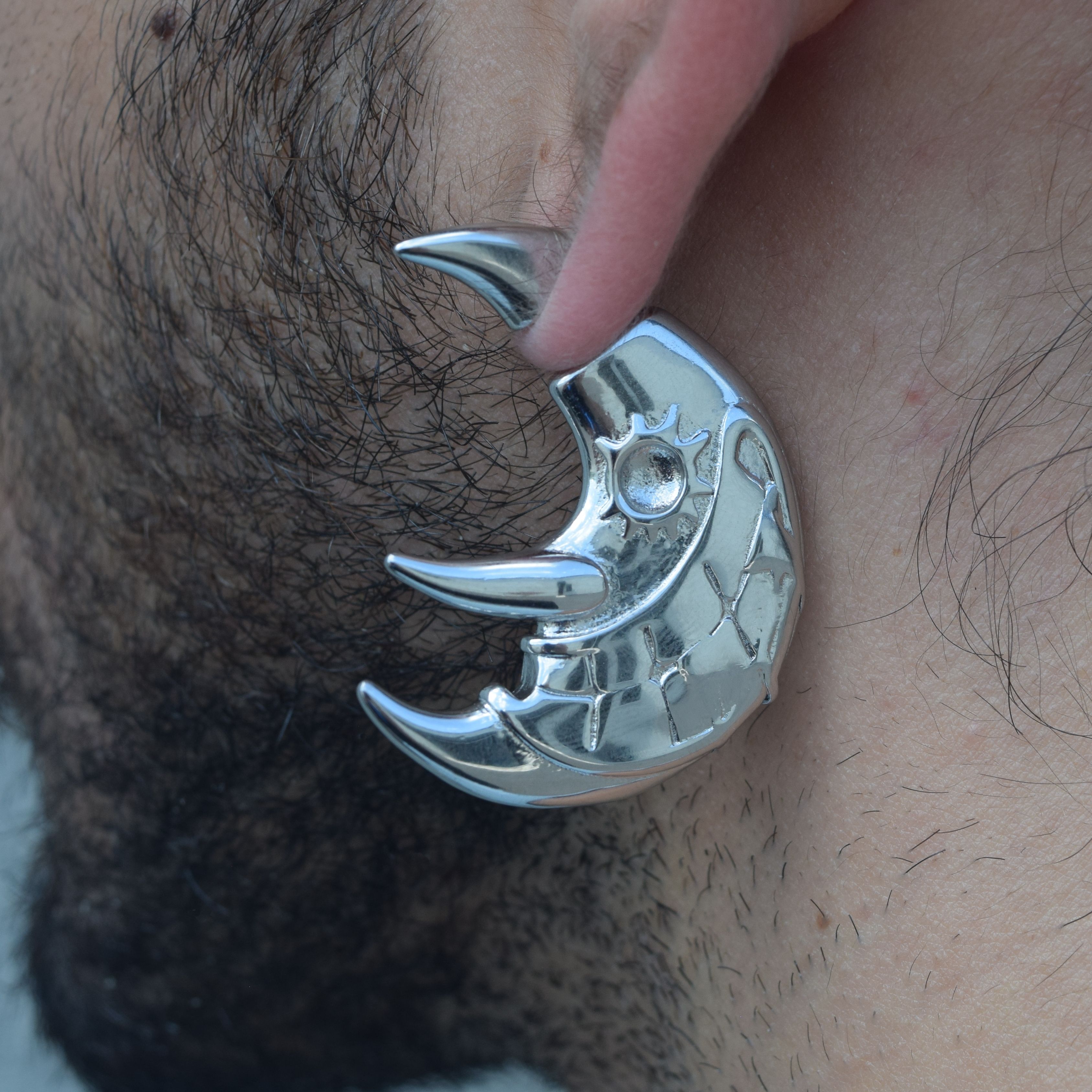 Silver Moon Earring sold by Steady Hands product image thumbnail 4