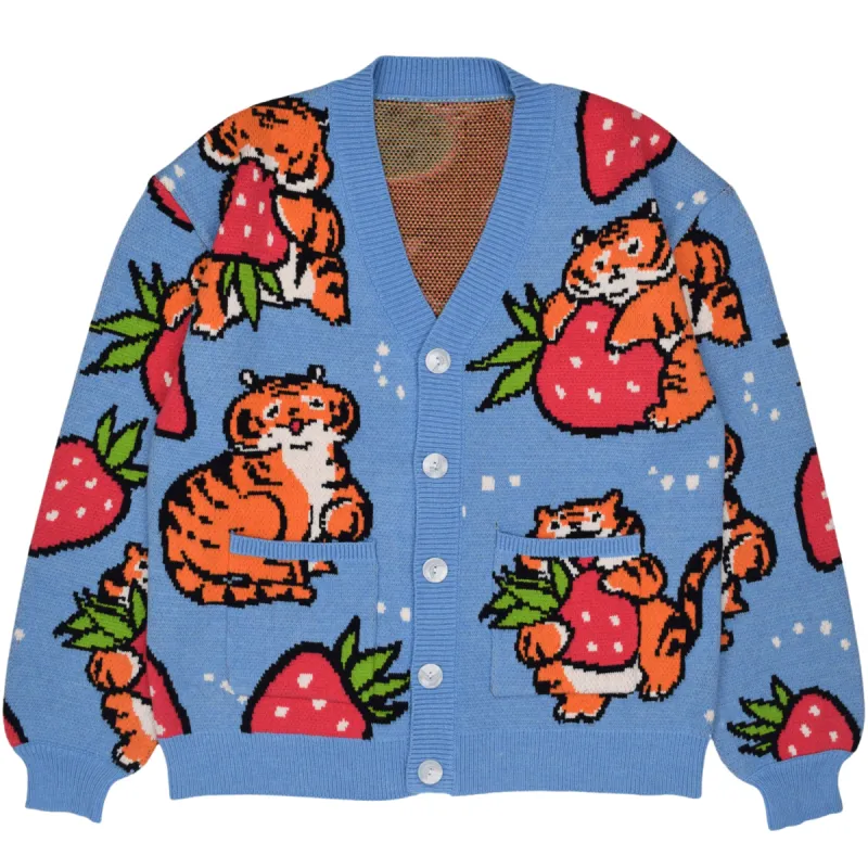 Tiger Cardigan sold by Steady Hands