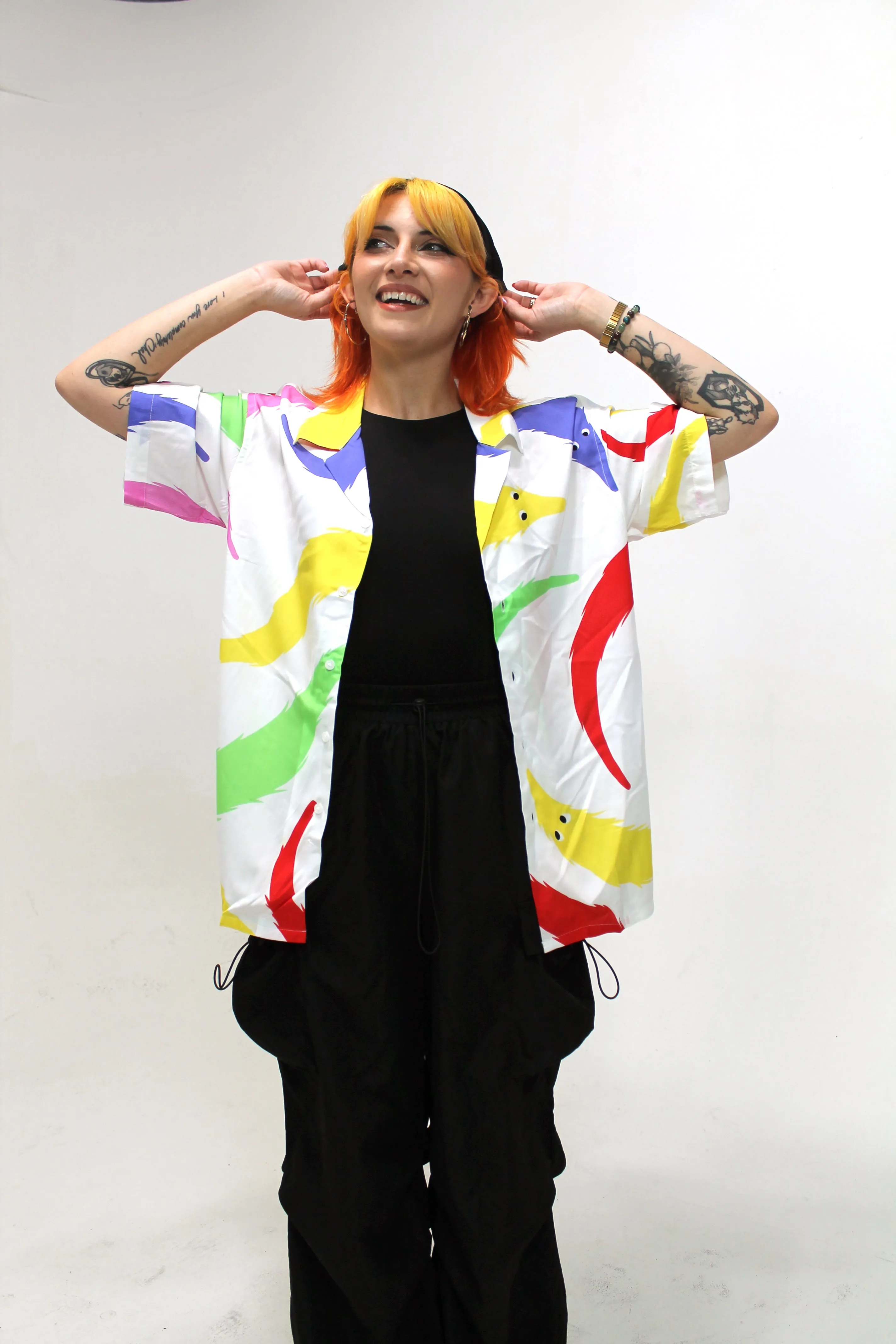 Worm on a String Button Up sold by Steady Hands product image thumbnail 3