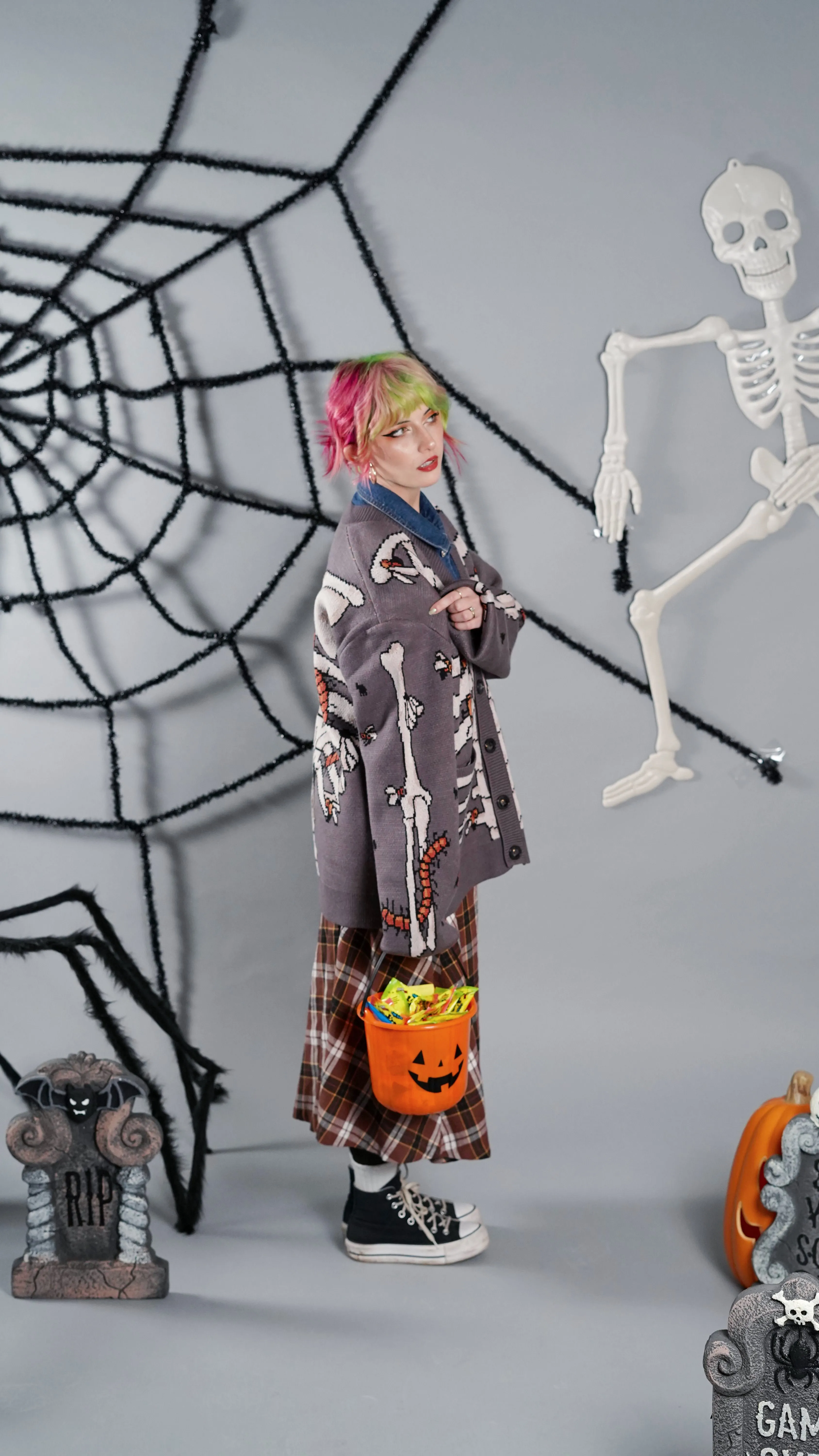 This is Bones! Cardigan sold by Steady Hands product image thumbnail 5