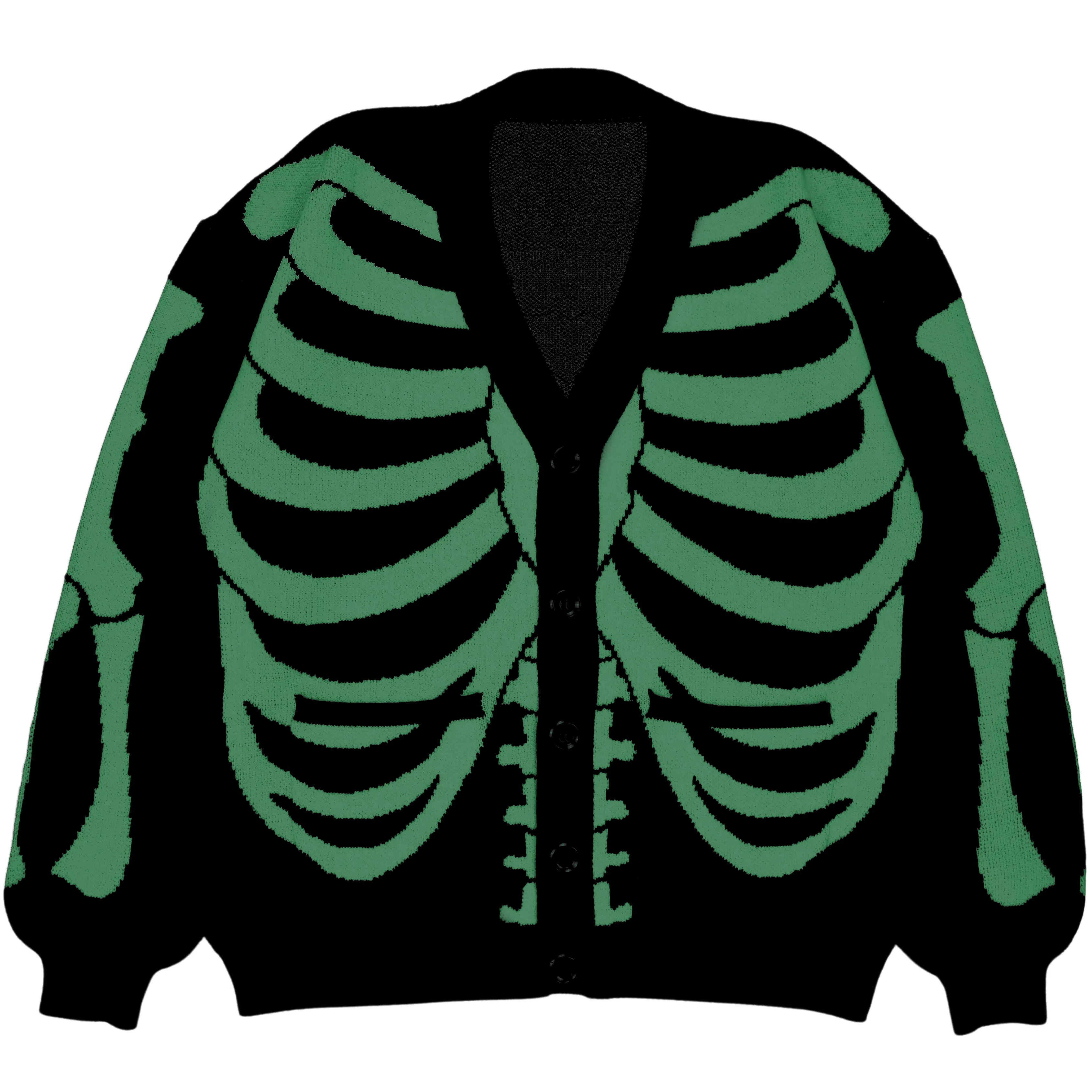 Spooky Scary Skeleton Cardigan sold by Steady Hands product image thumbnail 2