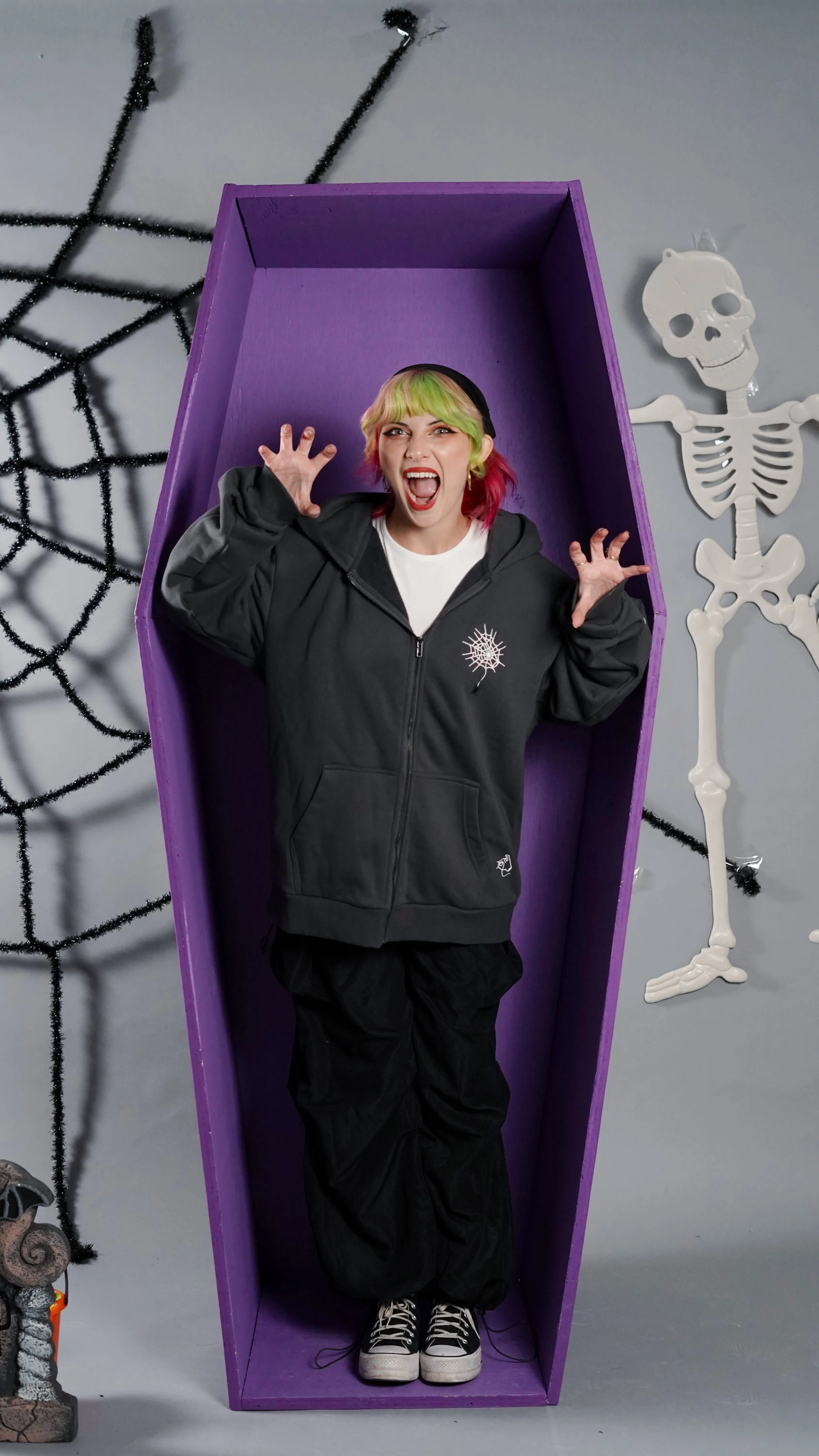 Spider Web Hoodie sold by Steady Hands product image thumbnail 3