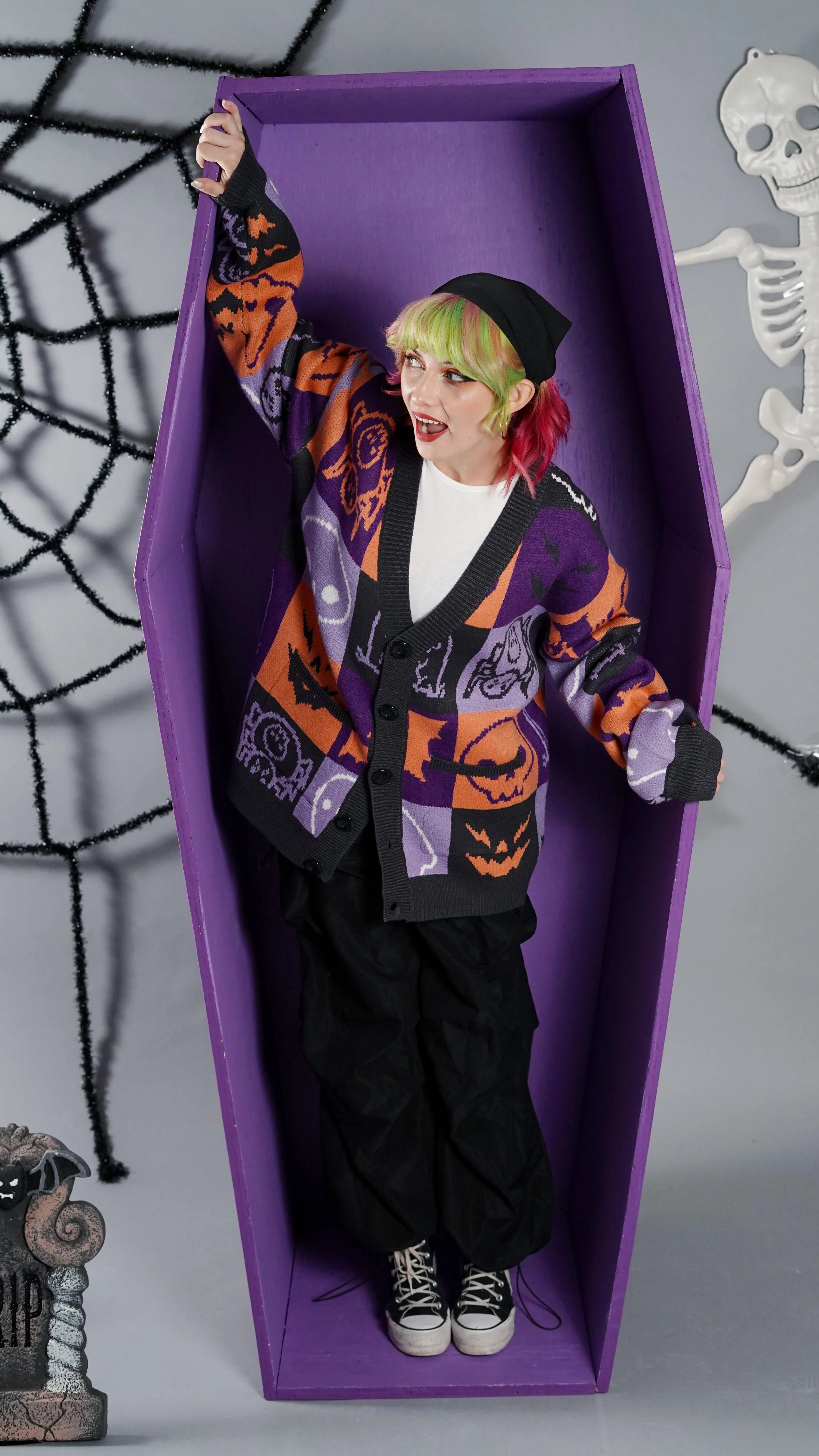 Seasons Hauntings Cardigan sold by Steady Hands product image thumbnail 3