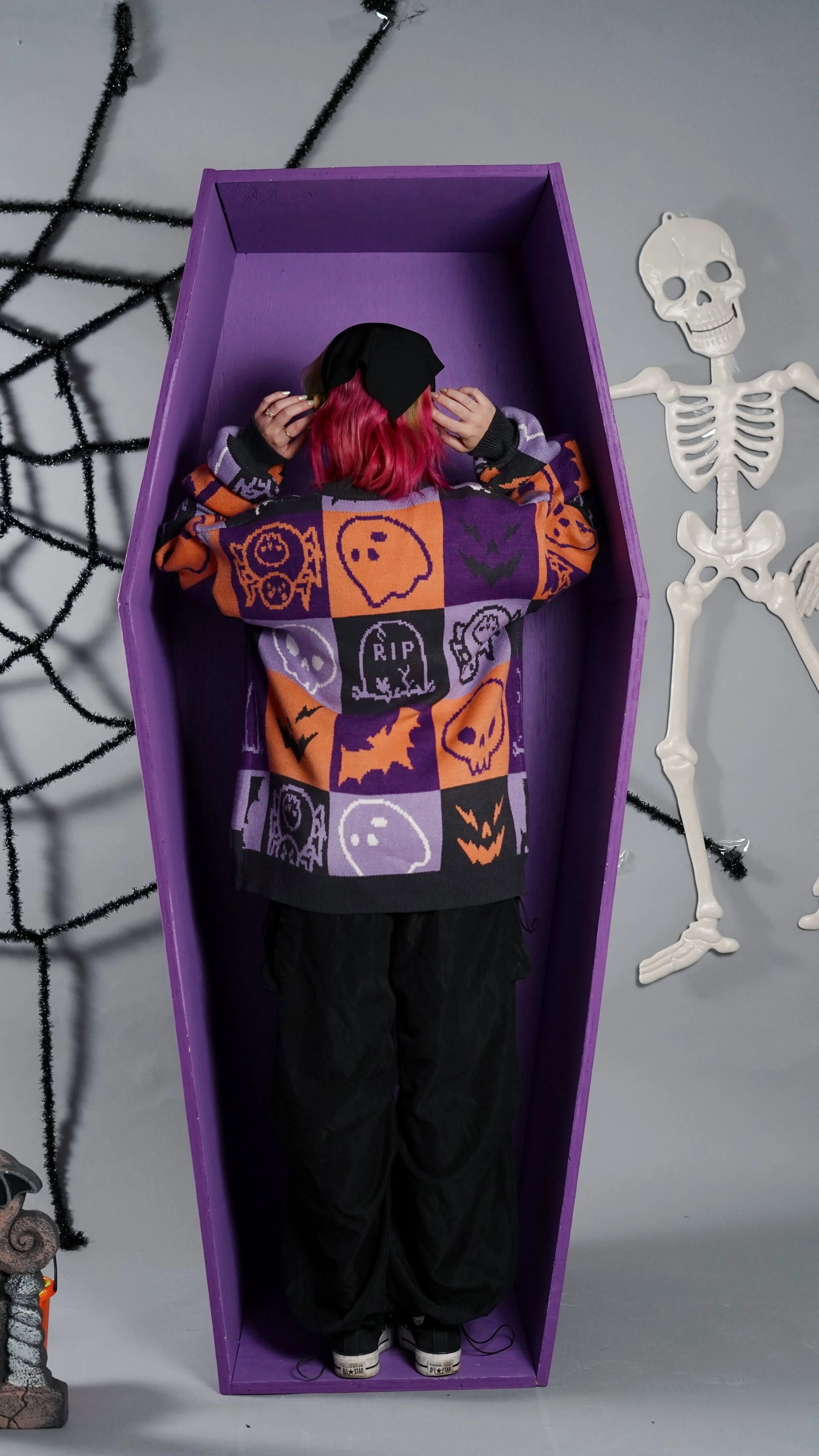 Seasons Hauntings Cardigan sold by Steady Hands product image thumbnail 5