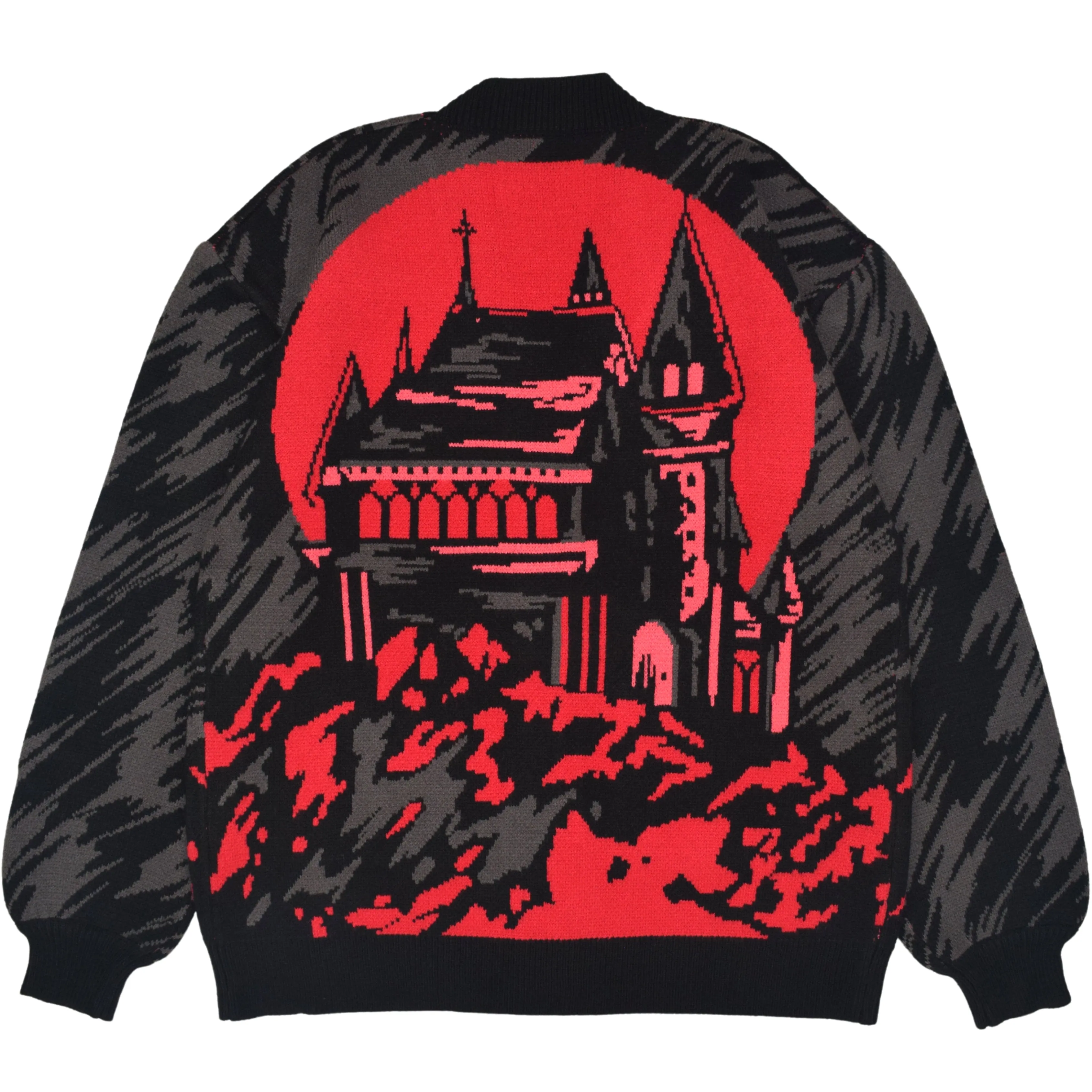 Oh Snap this house is HAUNTED! Cardigan sold by Steady Hands product image thumbnail 2