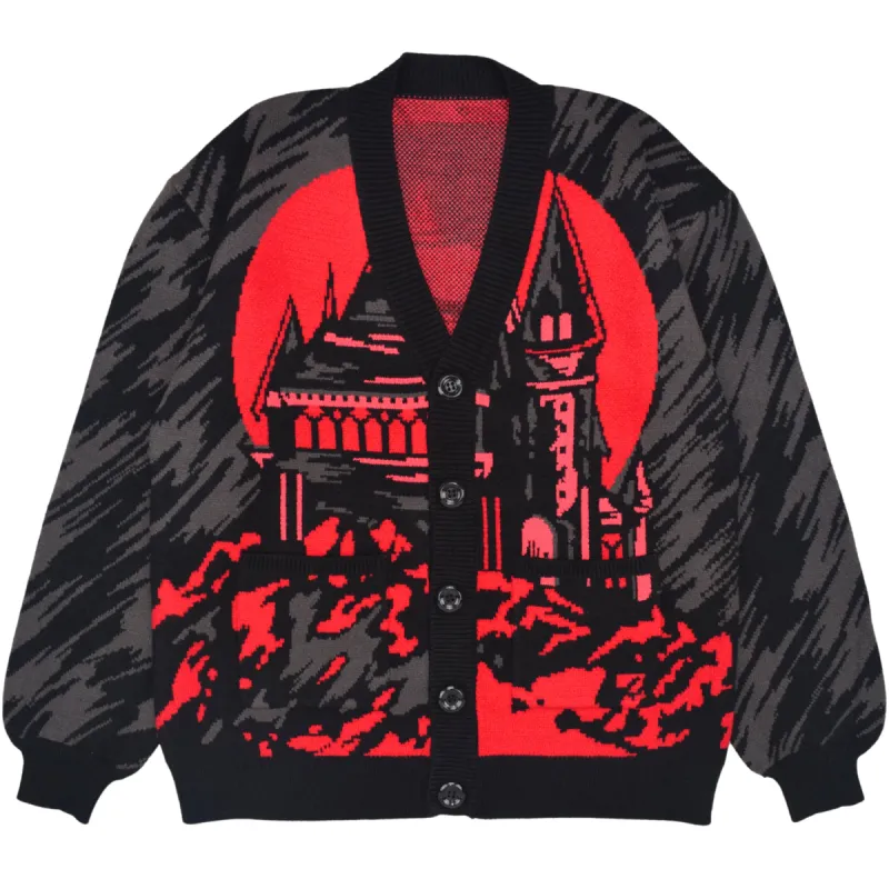 Oh Snap this house is HAUNTED! Cardigan sold by Steady Hands