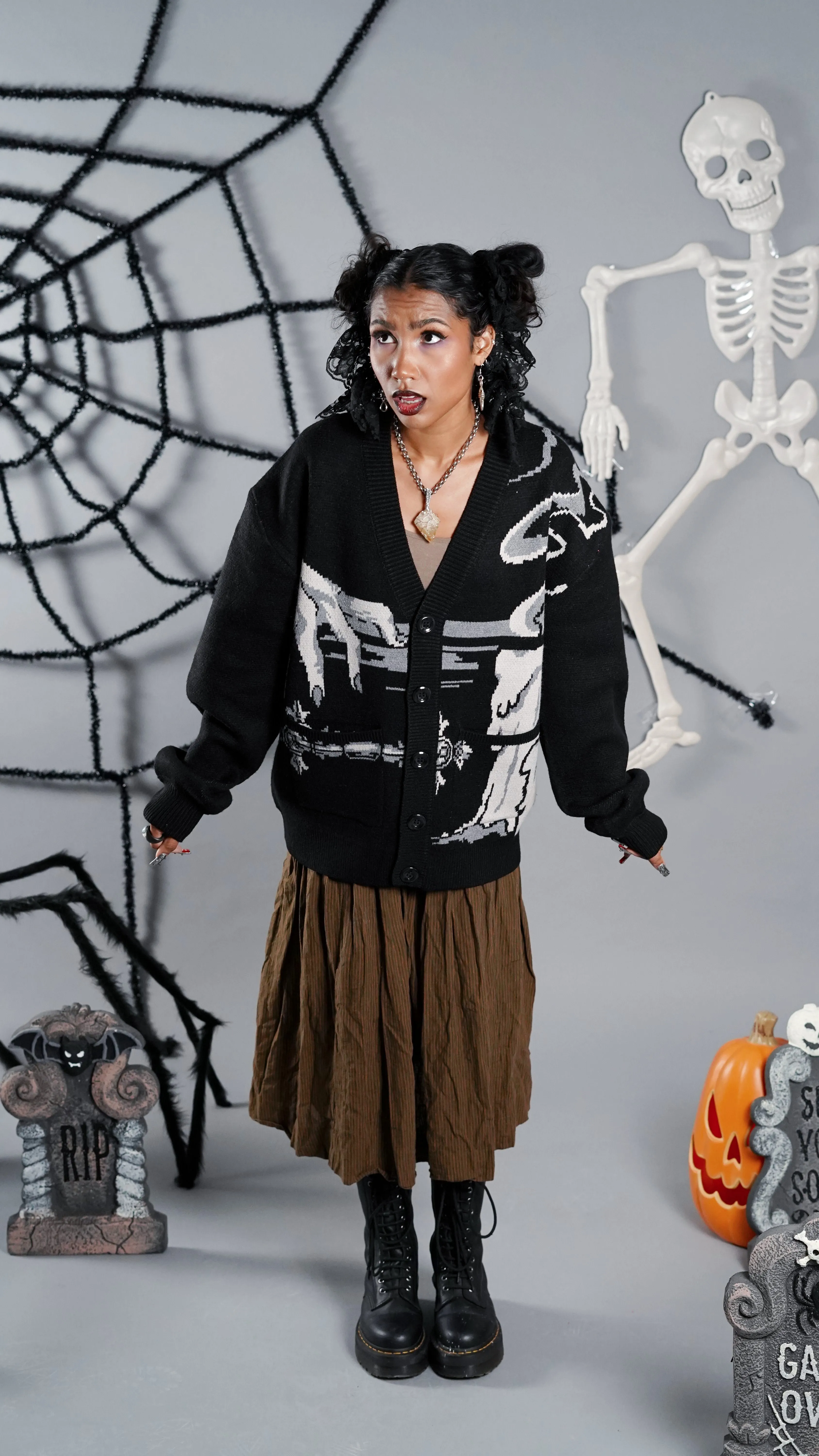 Dracula Cardigan sold by Steady Hands product image thumbnail 3