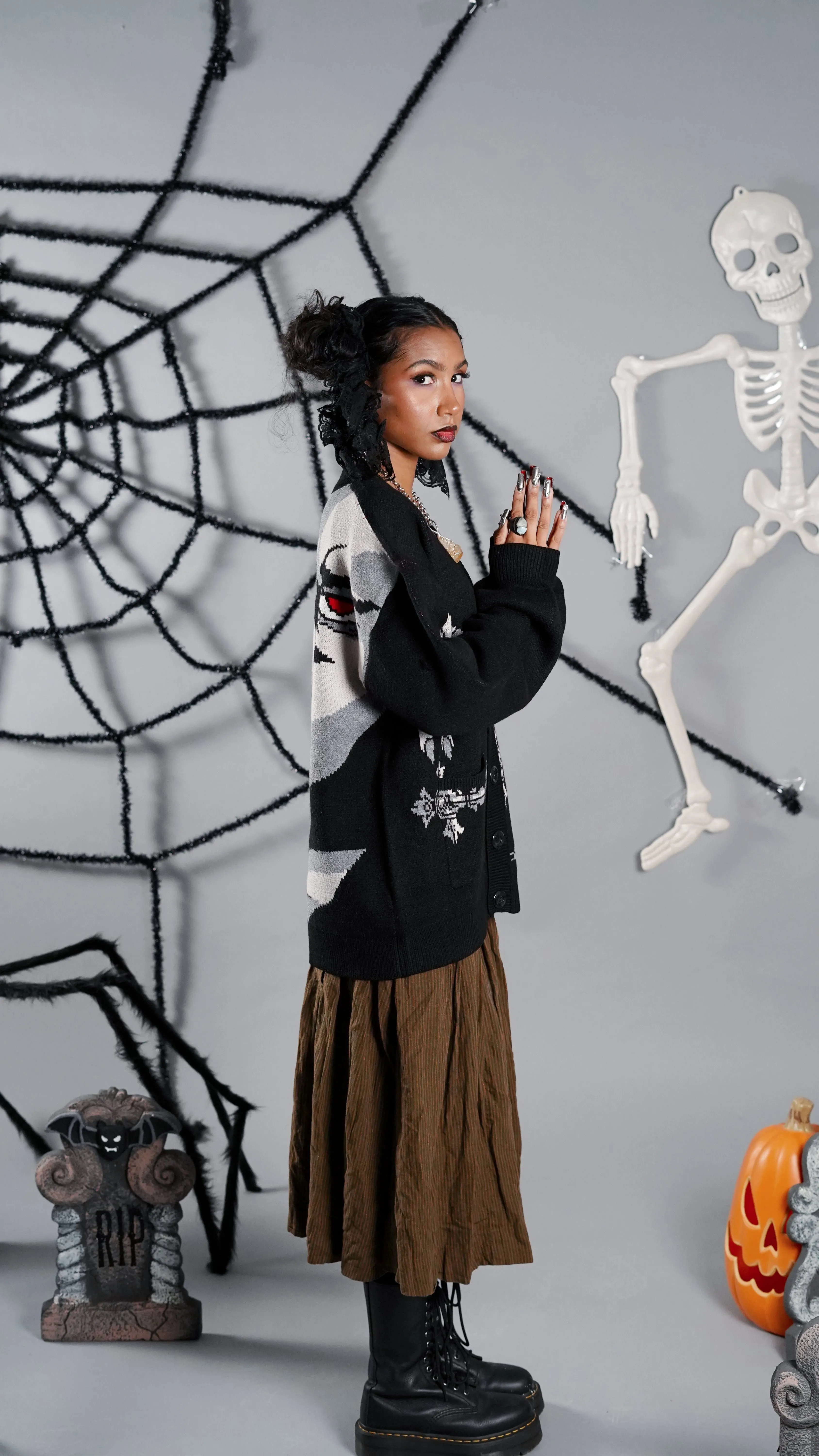 Dracula Cardigan sold by Steady Hands product image thumbnail 4