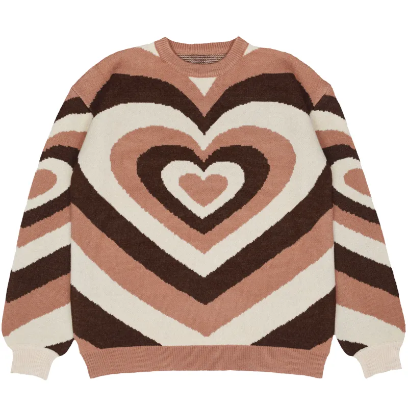 Brown Heartbeat Sweater sold by Steady Hands